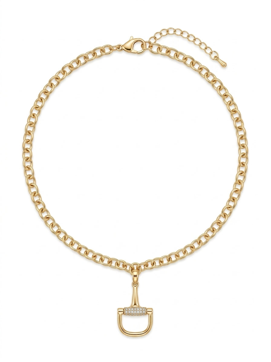 Collar Horser Link & Chain Choker