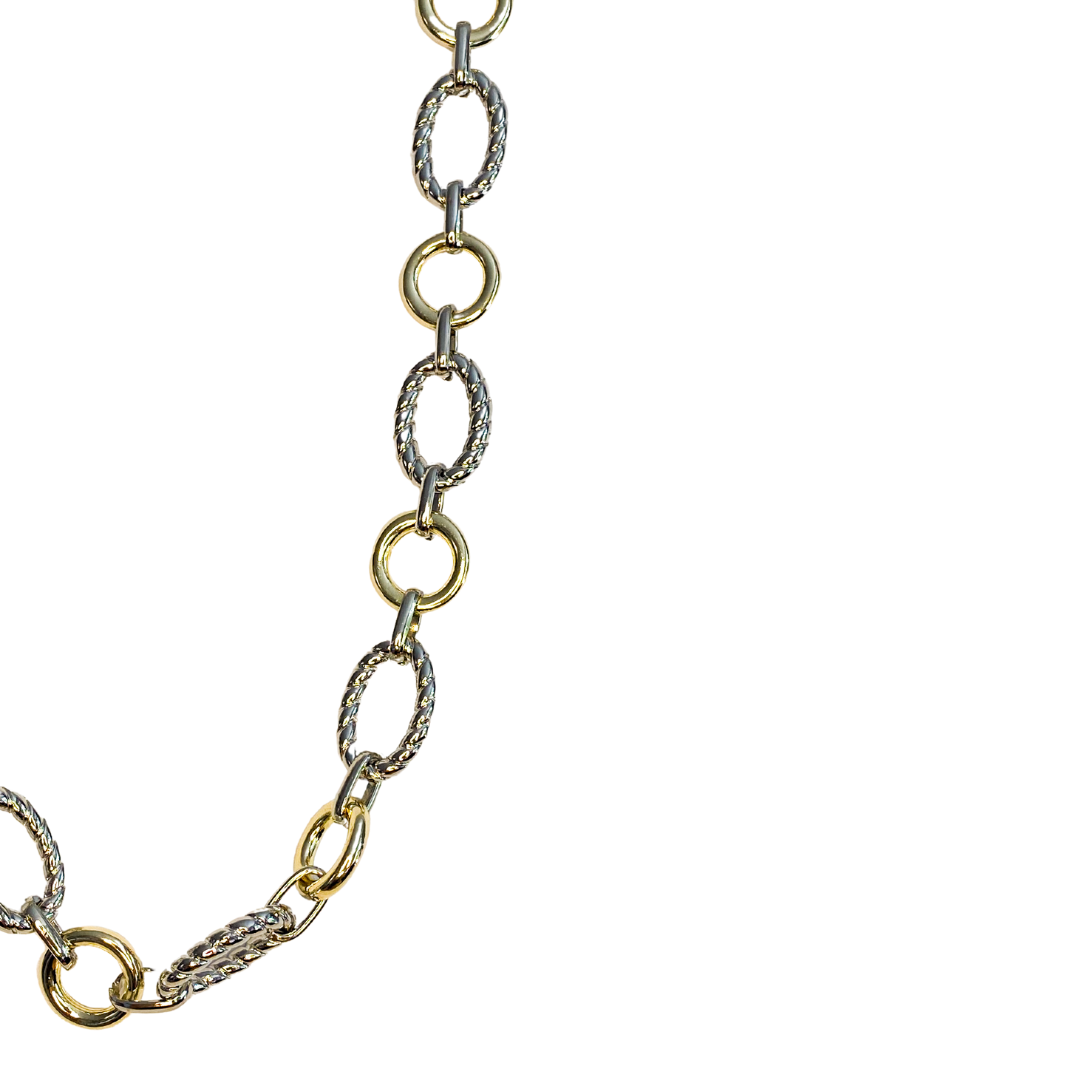 Collar Chunky Bicolor Oval Links
