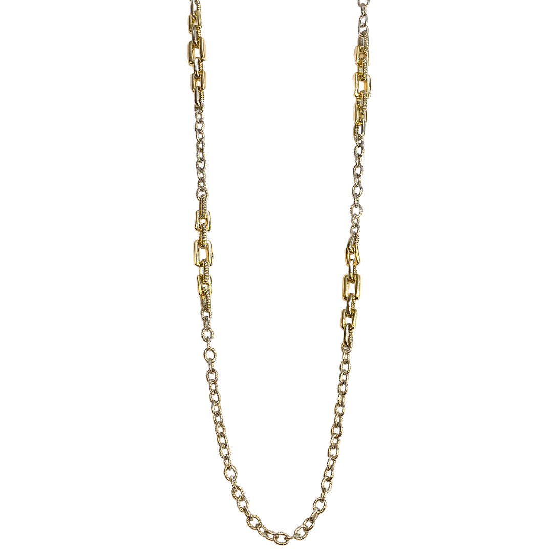 Collar Lungo Square Bicolor