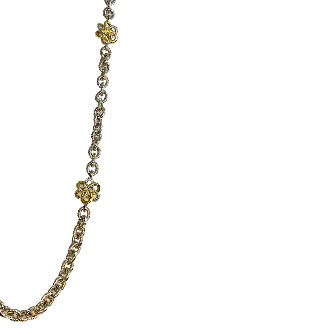 Collar Lungo Silver & Gold Fanny