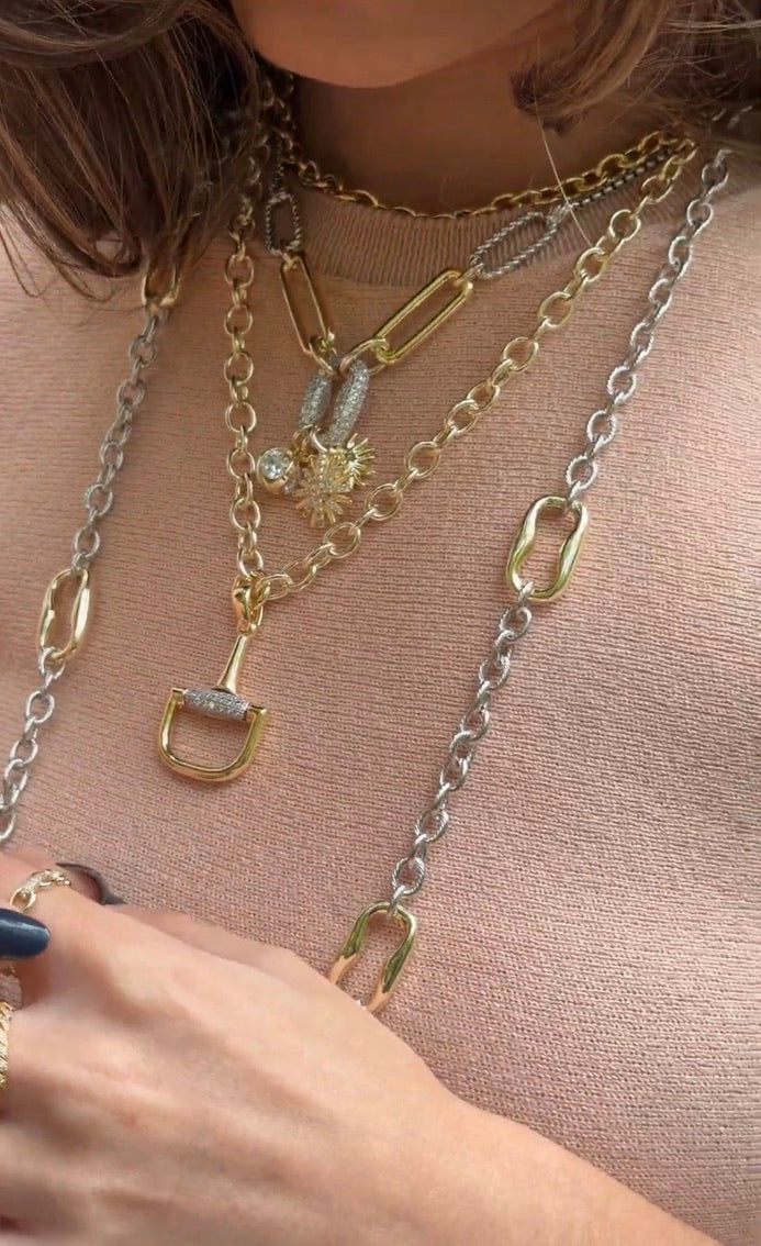 Collar Horser Link & Chain Choker