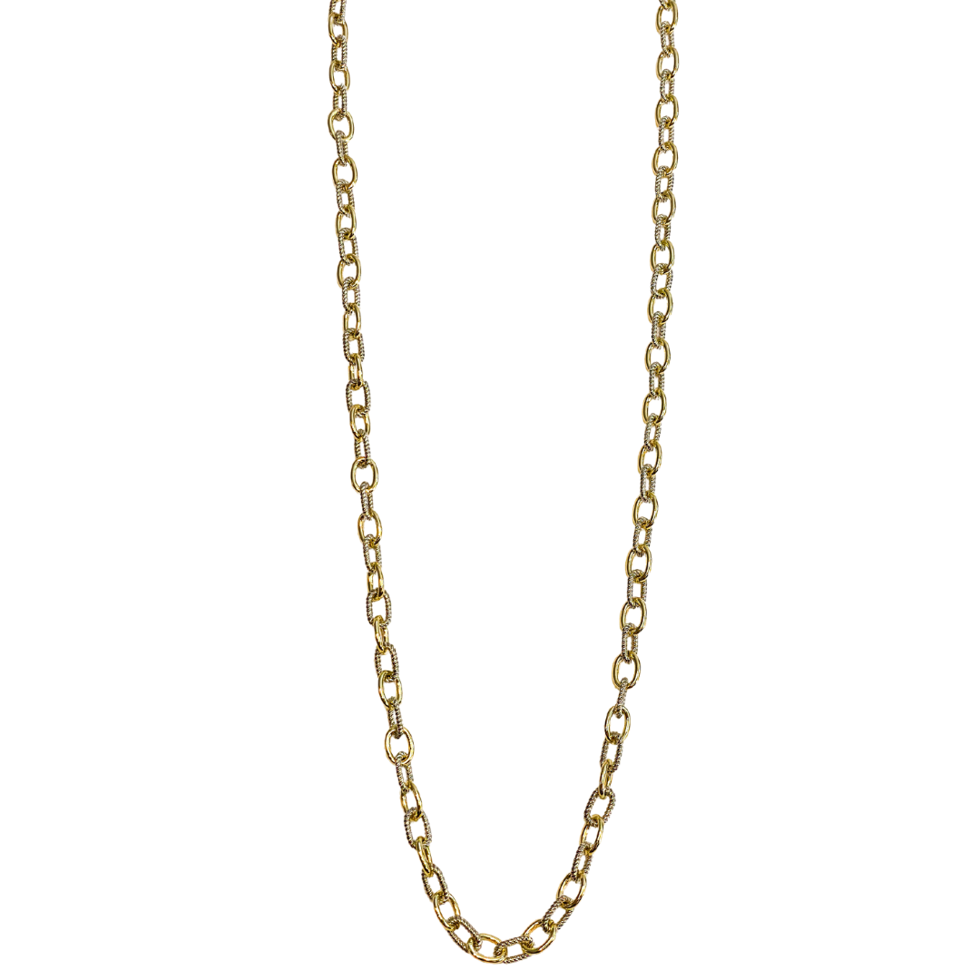 Collar Lungo Double Bicolor Chain