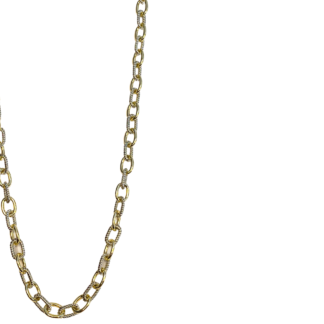 Collar Lungo Double Bicolor Chain