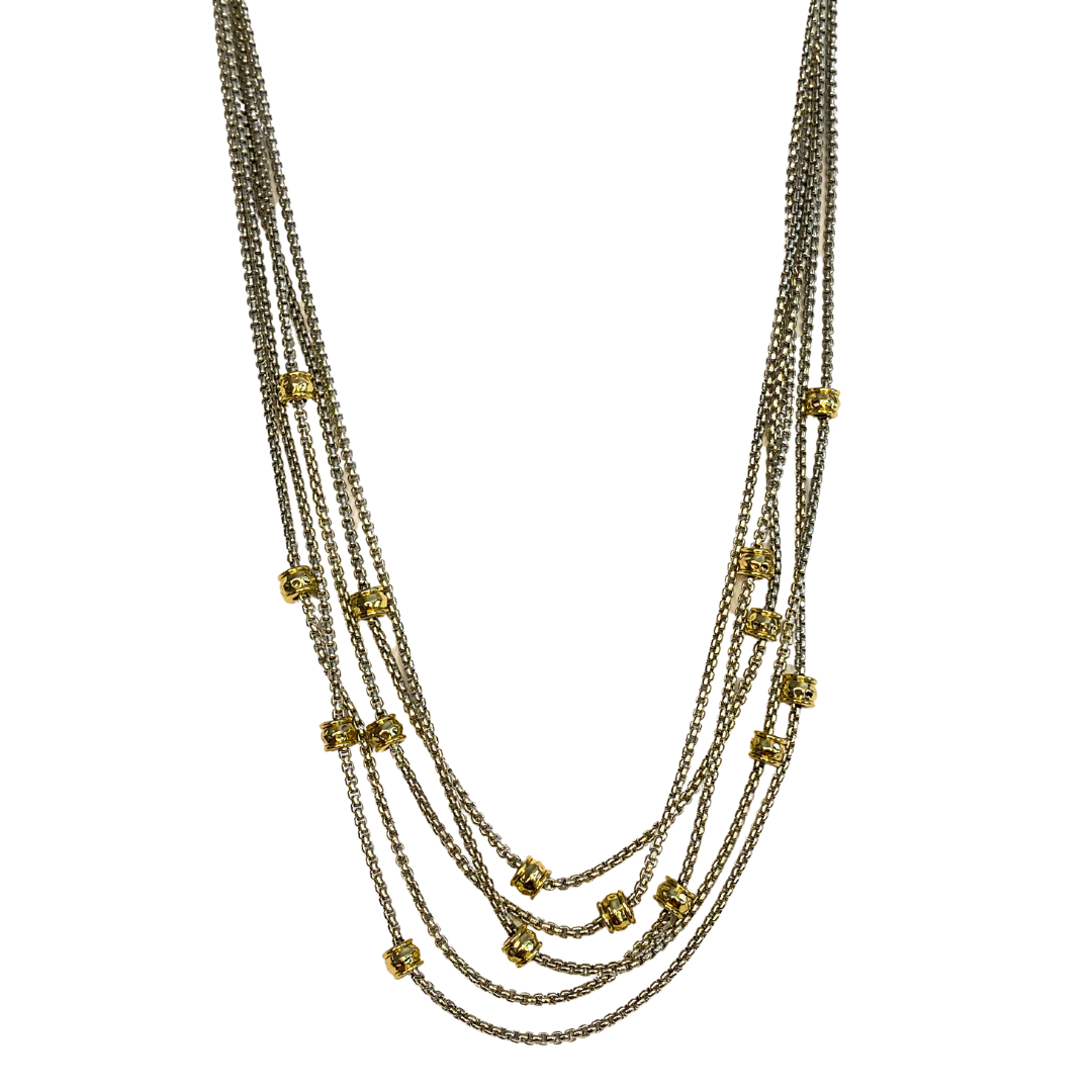 Collar 5 Row Nugget Choker