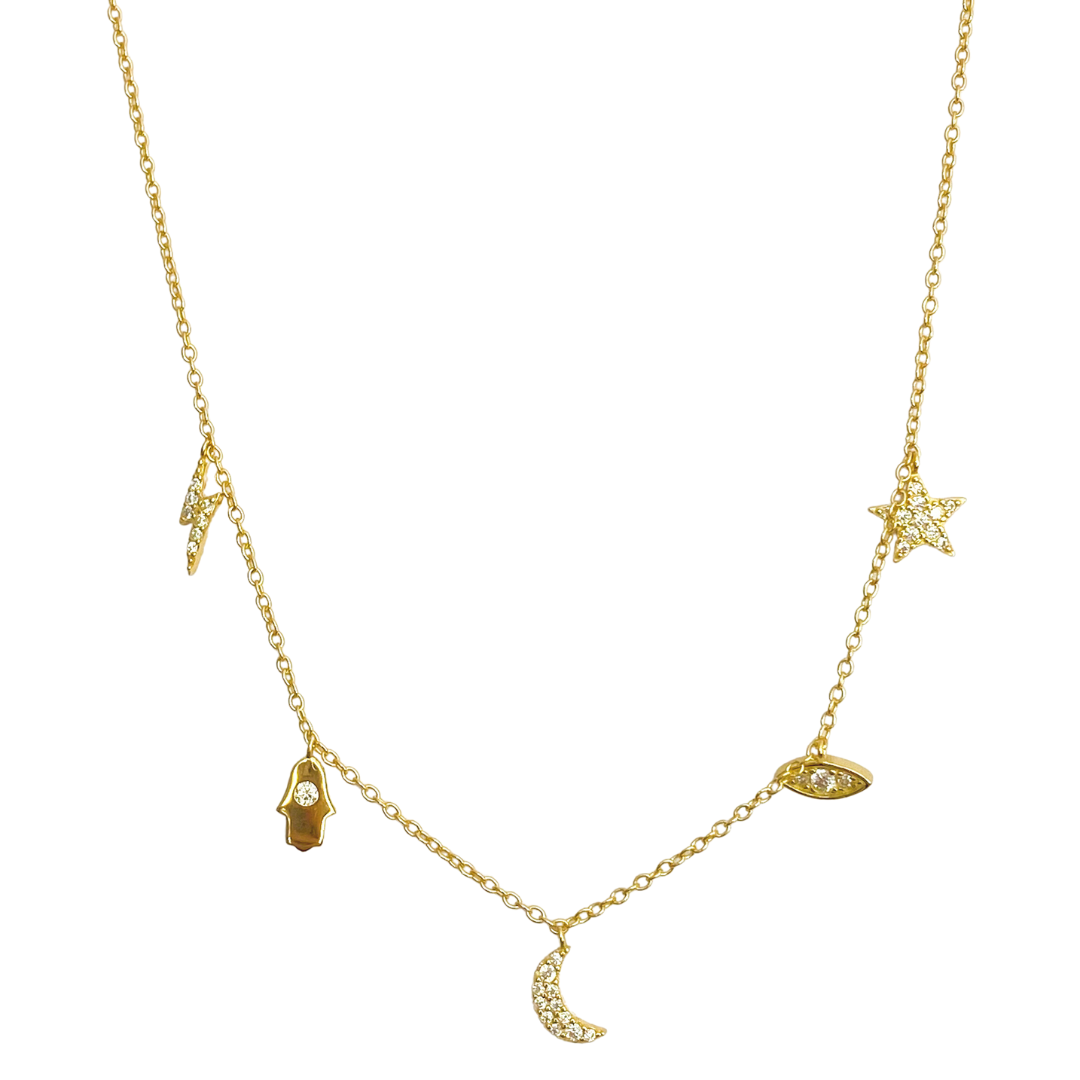 Collar 5 Baby Charm Choker