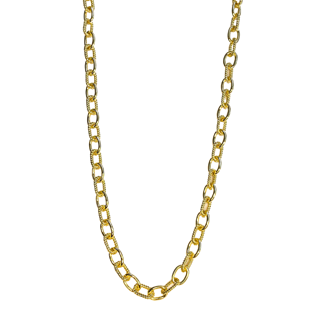 Collar Lungo Double Gold Chain