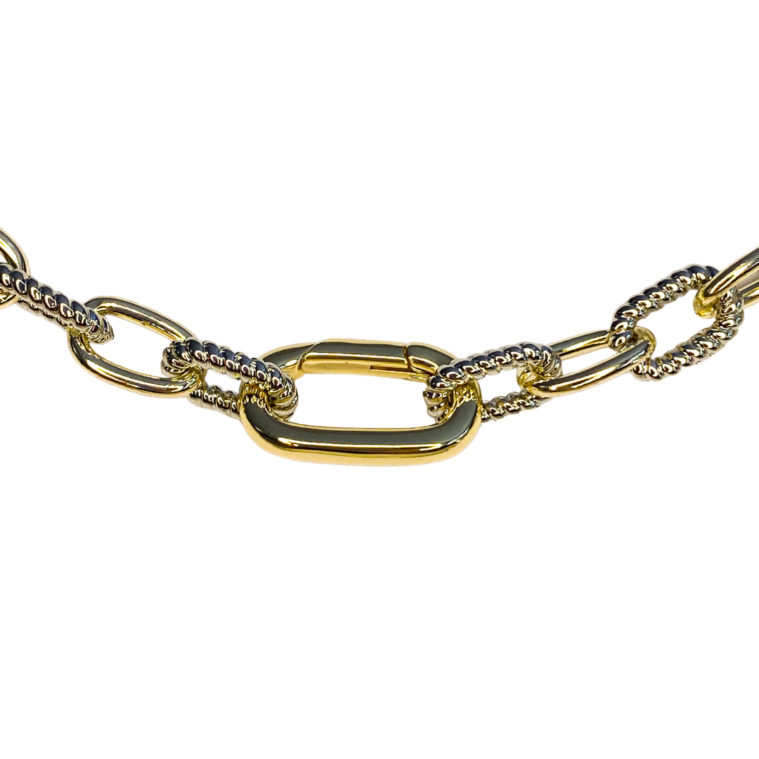 Collar New Mumu Bicolor Chunky Infinity Thin