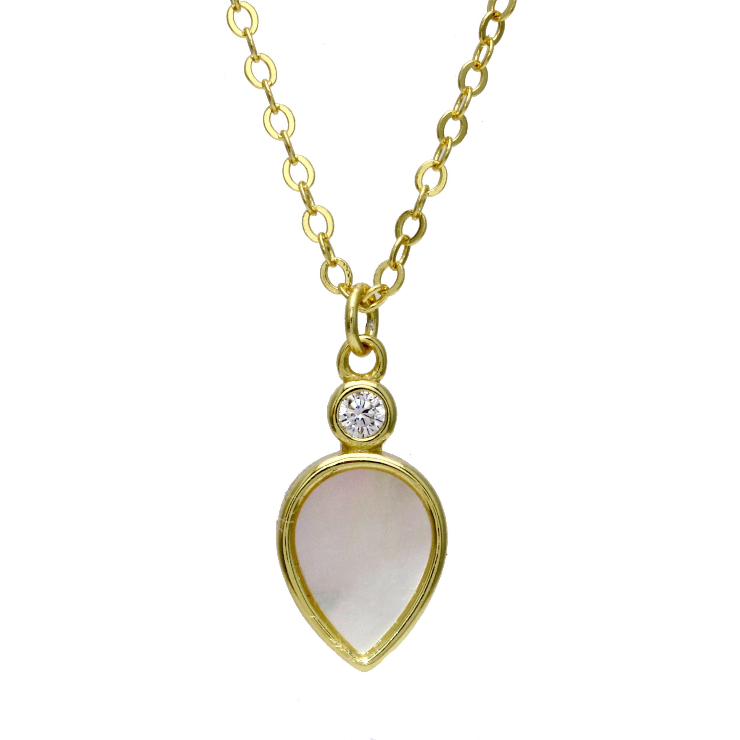 Collar Baby Tear MOP & CZ