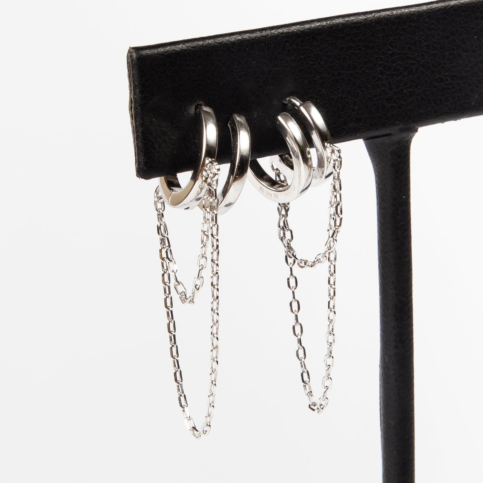 Aro Double Hoop & Double Chain