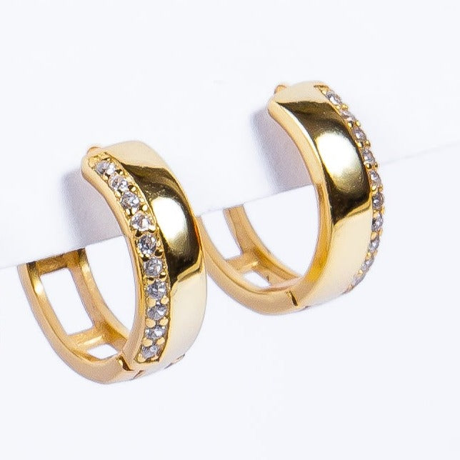 Aro Line CZ Hoop