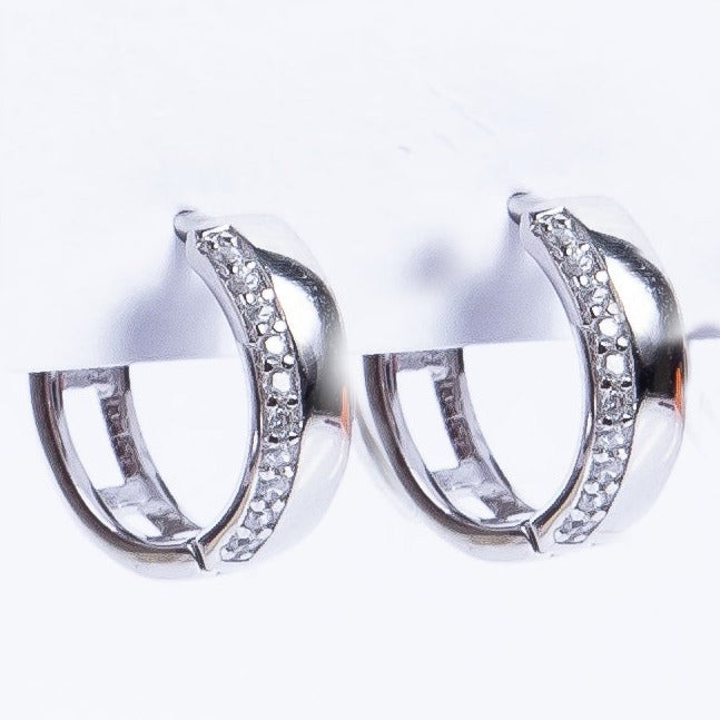 Aro Line CZ Hoop