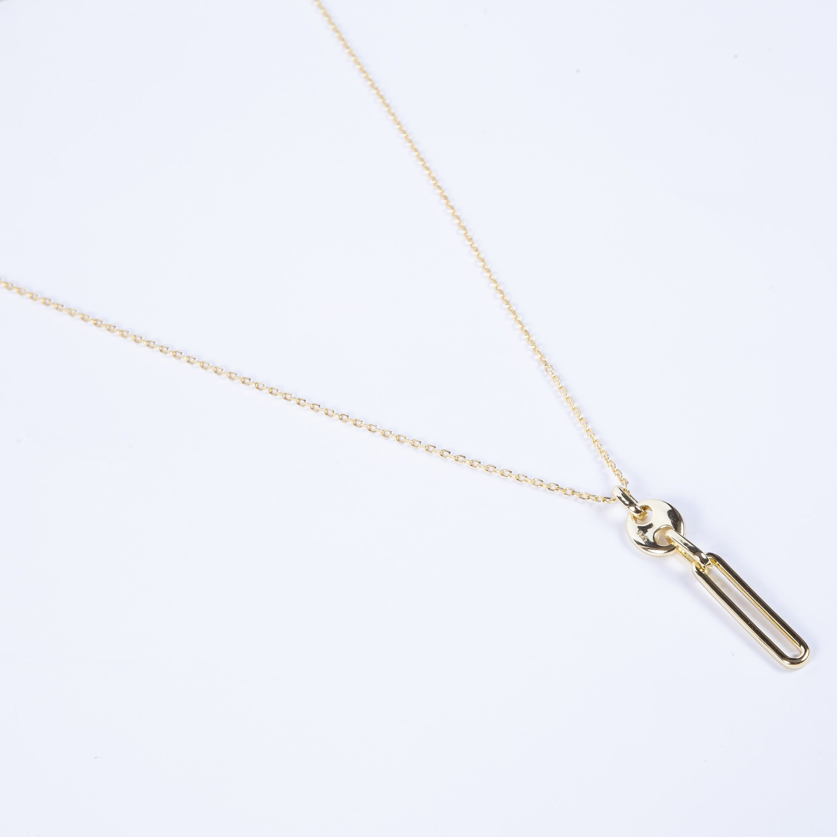 Collar Guc Gold Hollow Bar