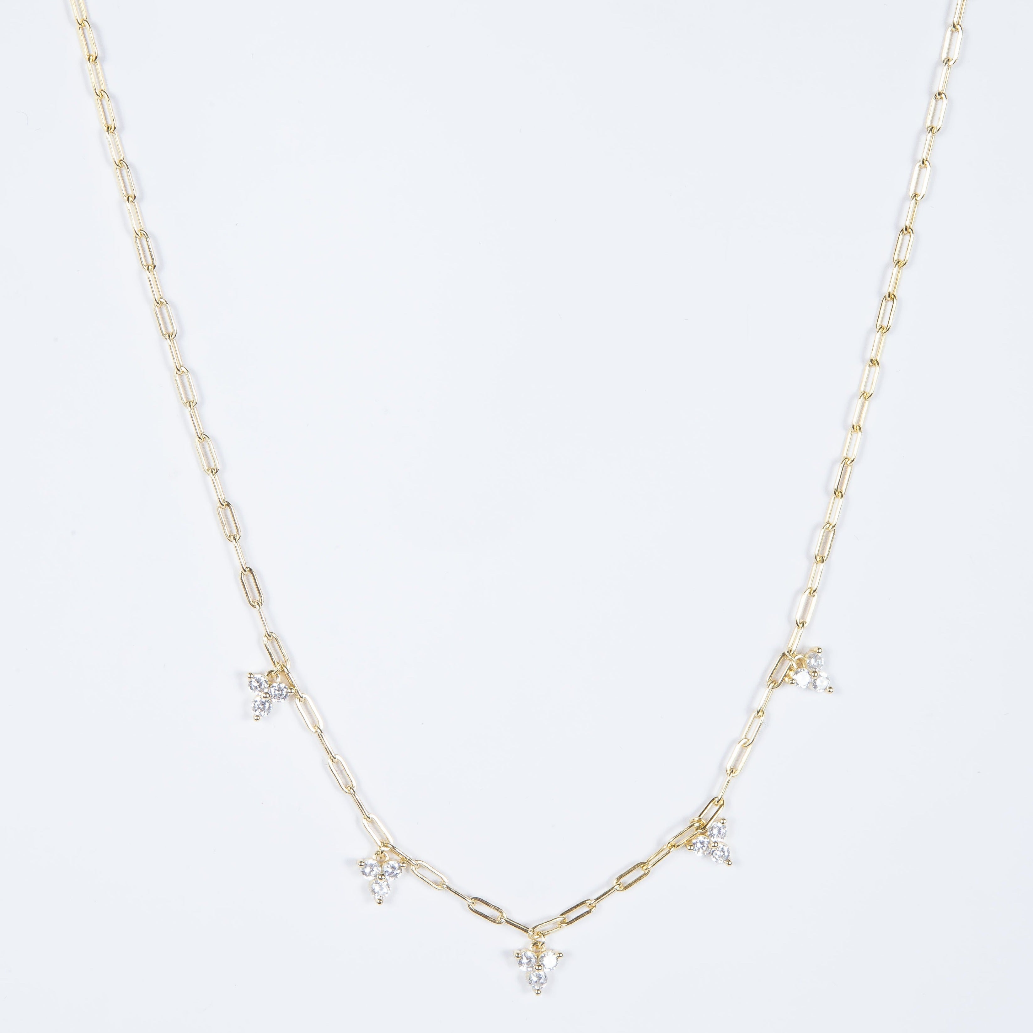 Collar Trido Paperclip Necklace