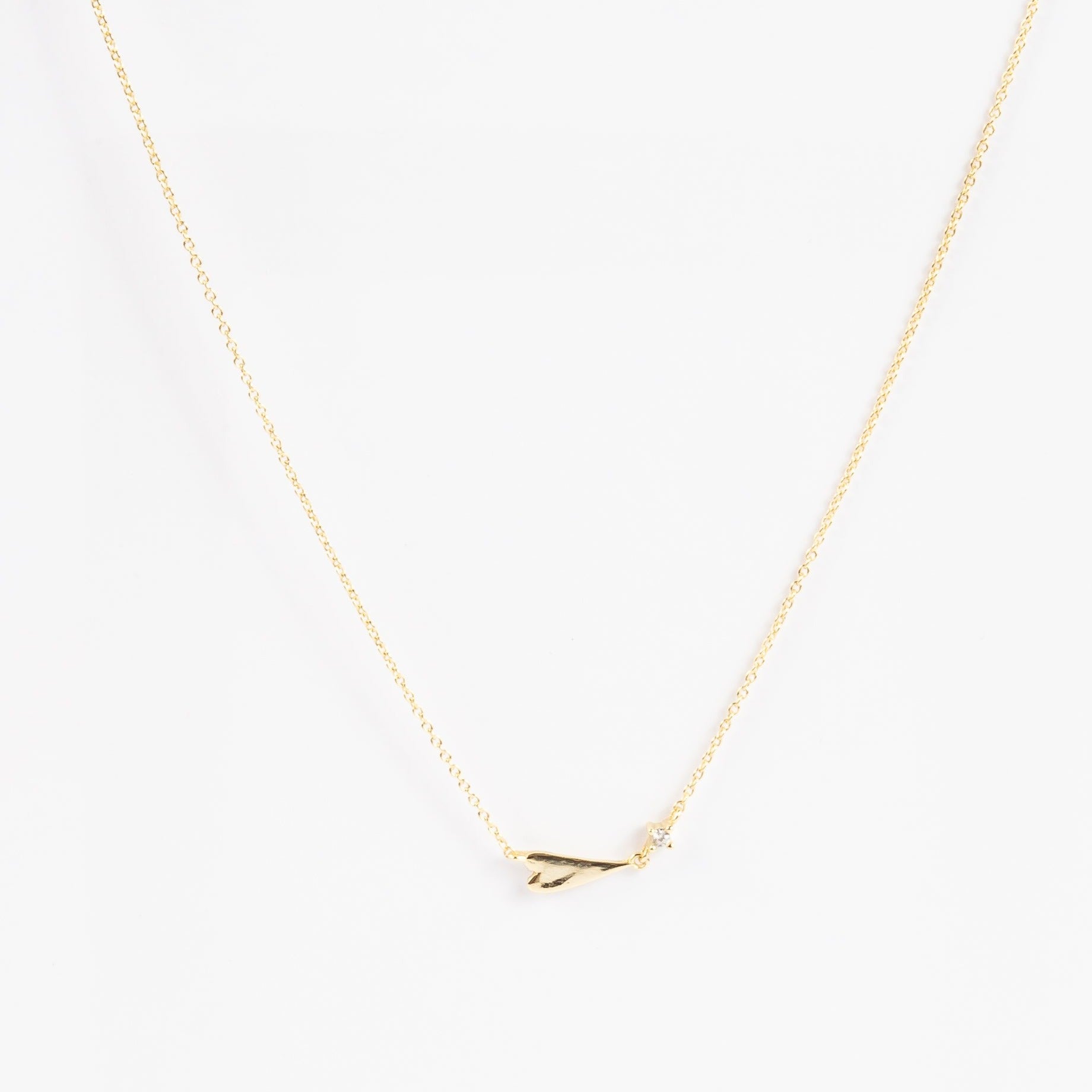 Collar Sided Longy Heart