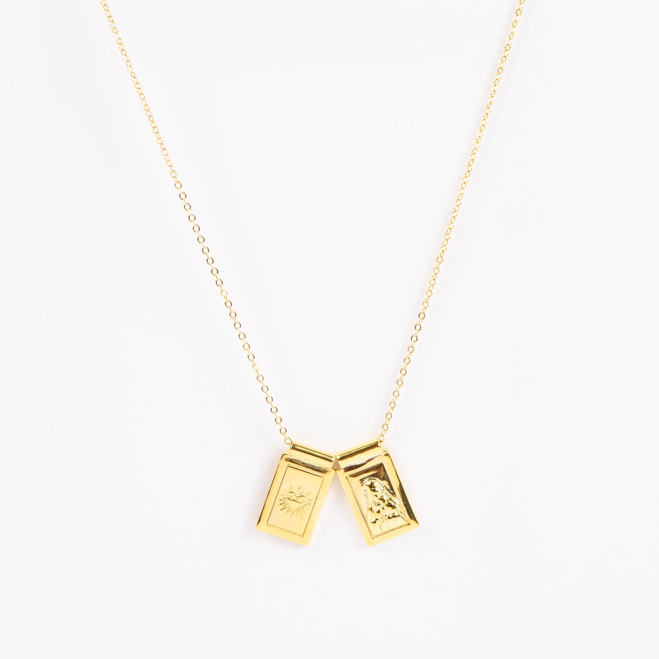 Collar New Virgin & Heart Scapular