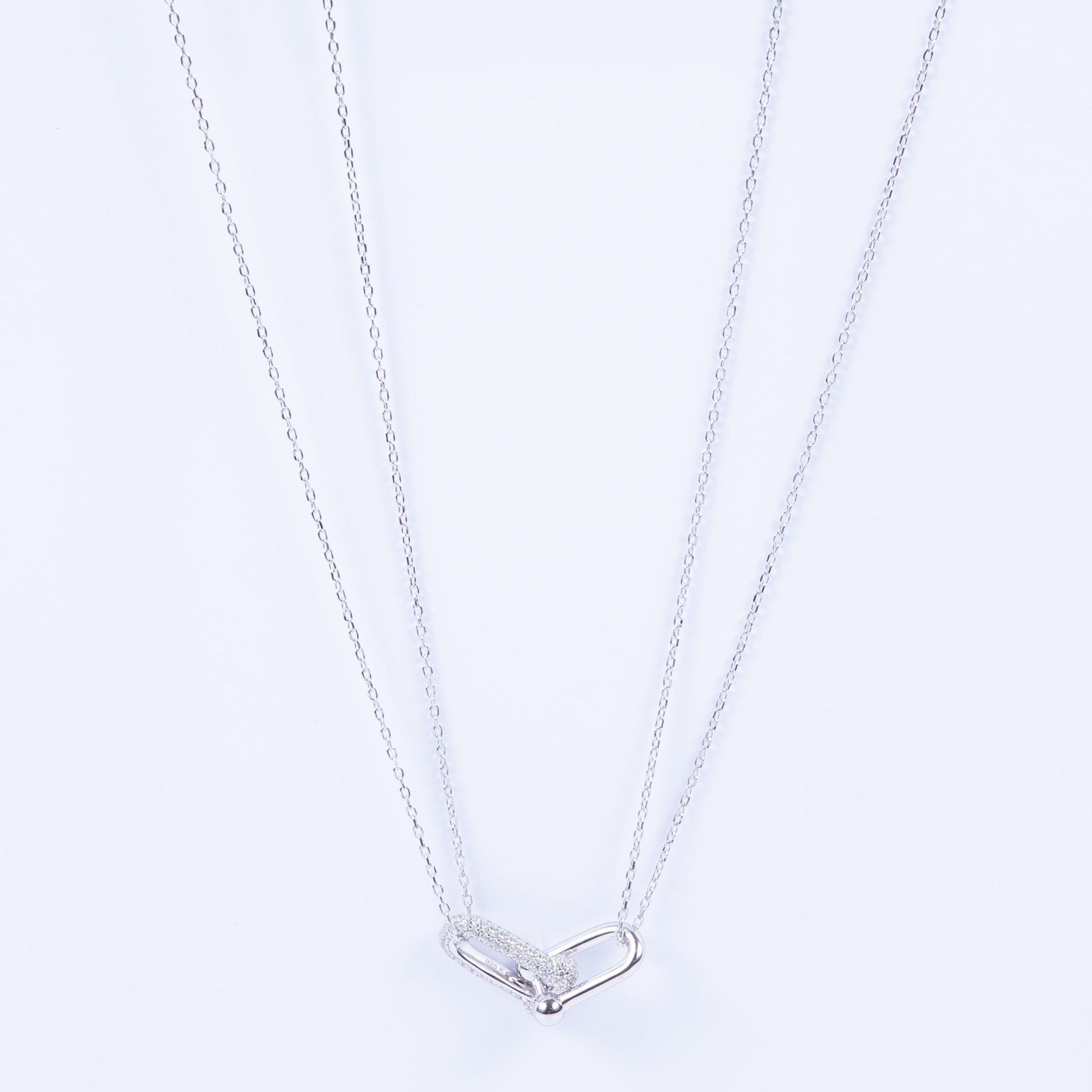 Collar Double Yumba CZ Necklace