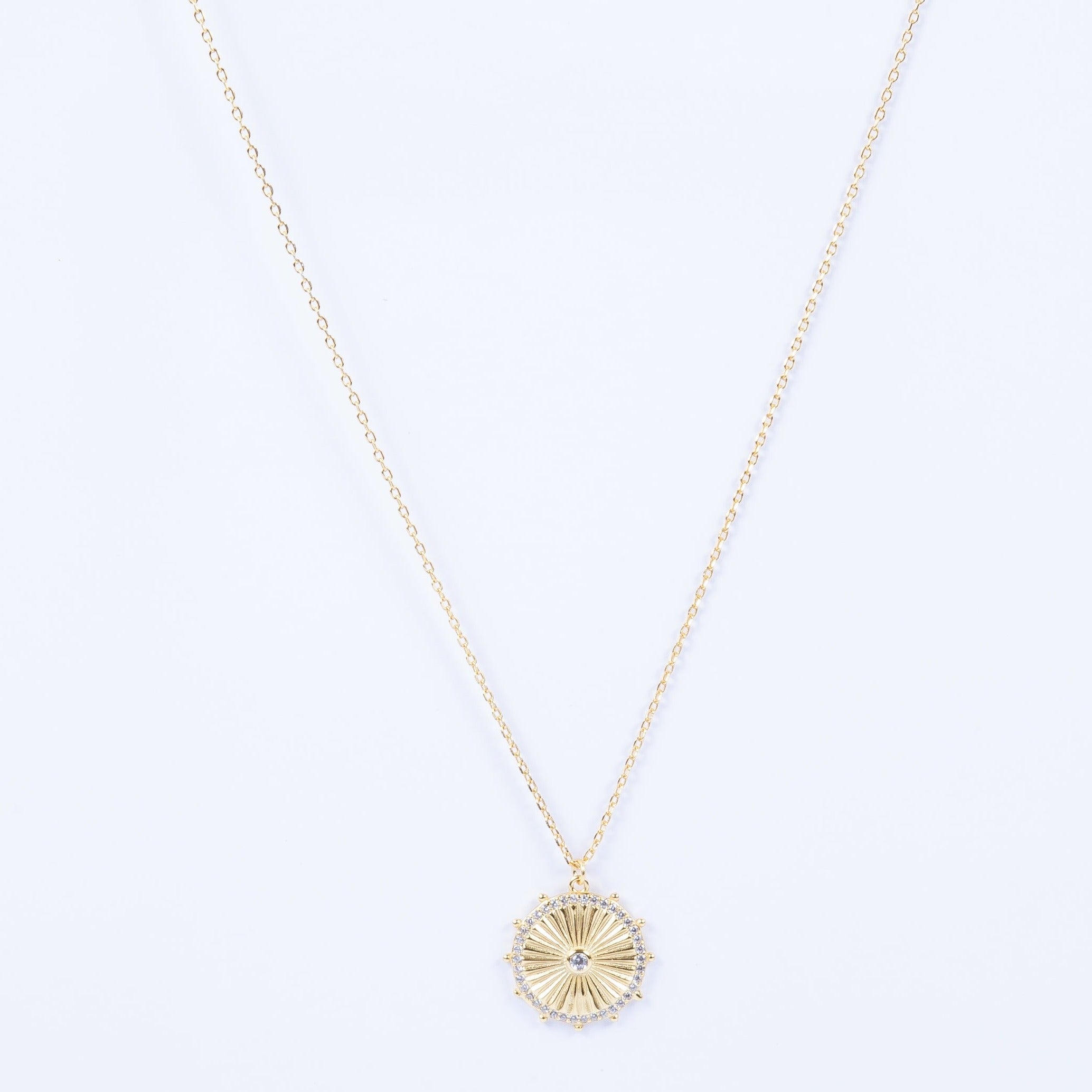 Collar Sun Wheel Necklace