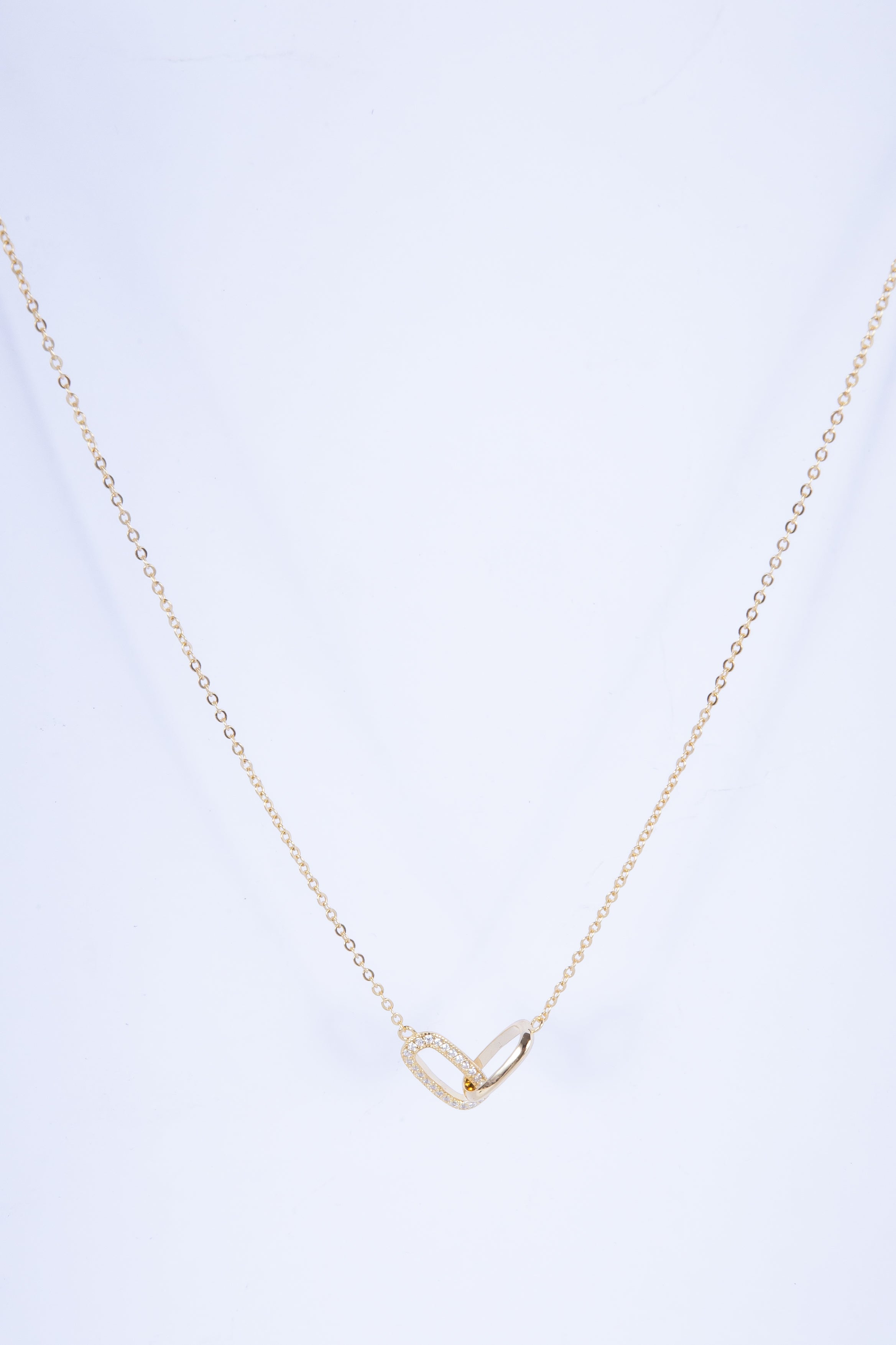Collar Dangling Double Necklace Gold