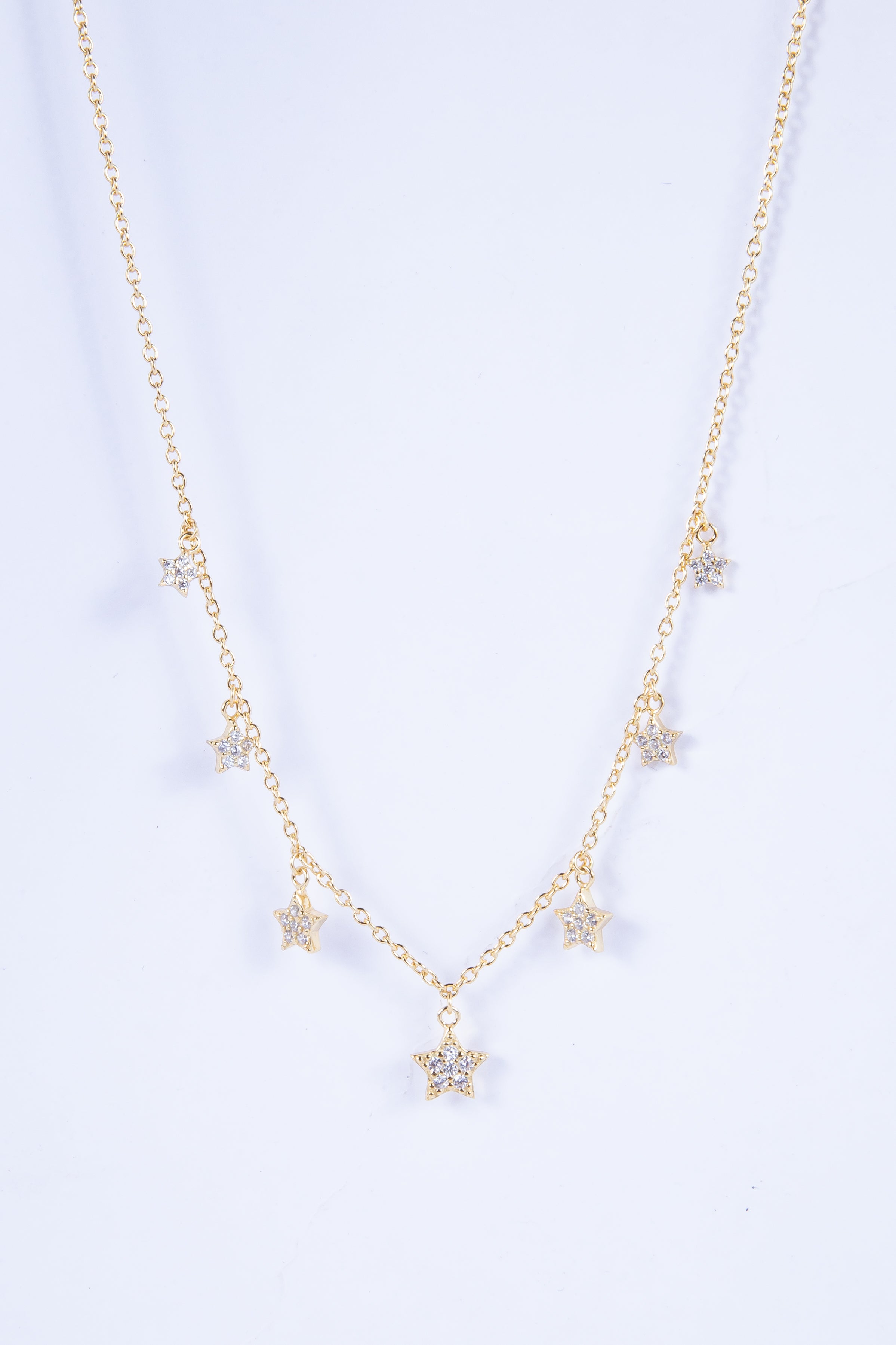 Collar 7 baby star Gold