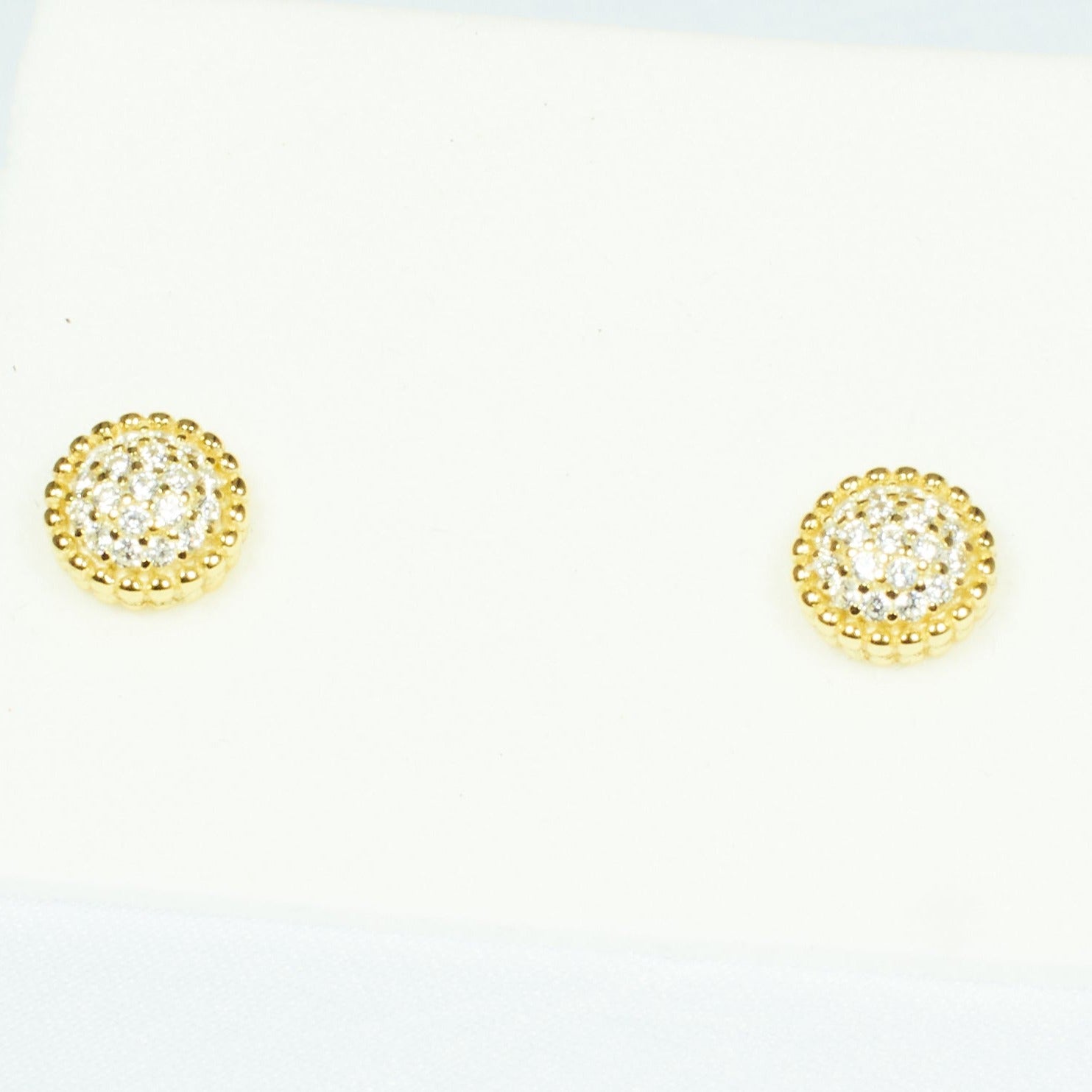 Aro Roundy Round cz Stud