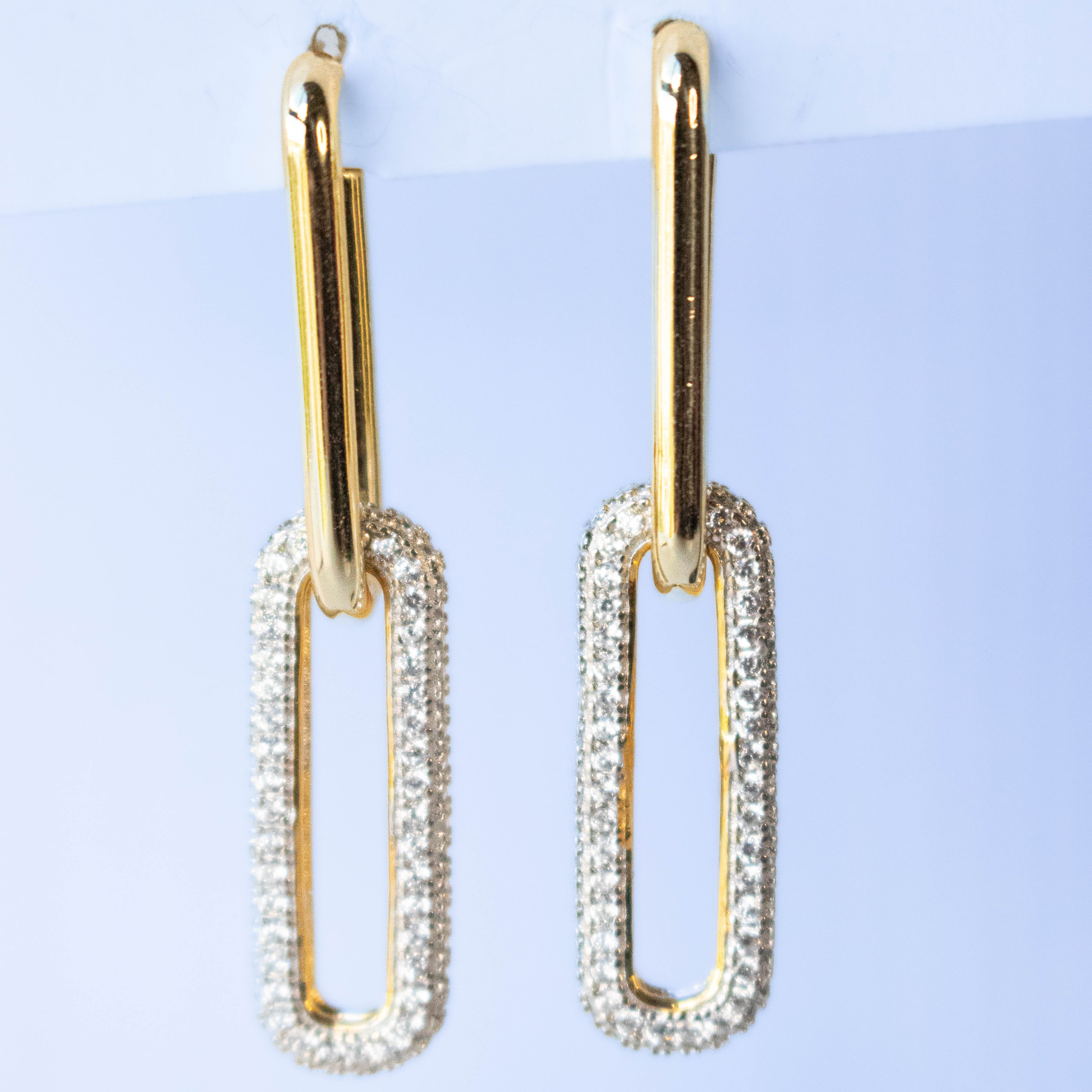 Aro Sterling Silver Bicolor Cool Dangle