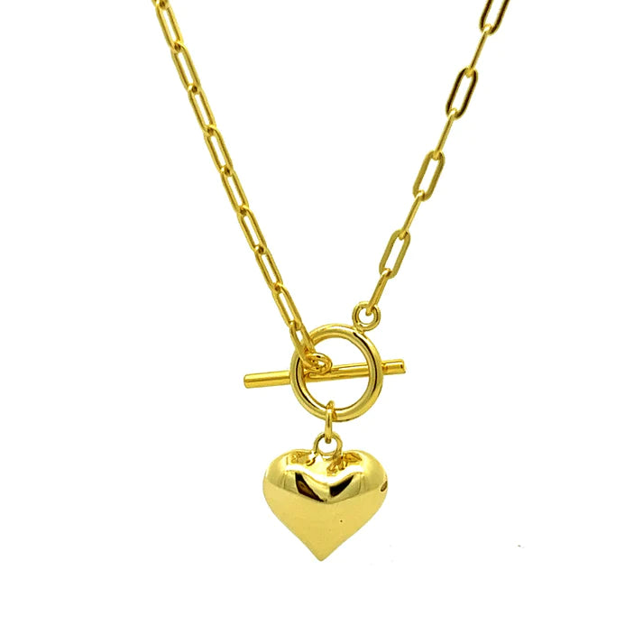 Collar Chunky Heart Toggle