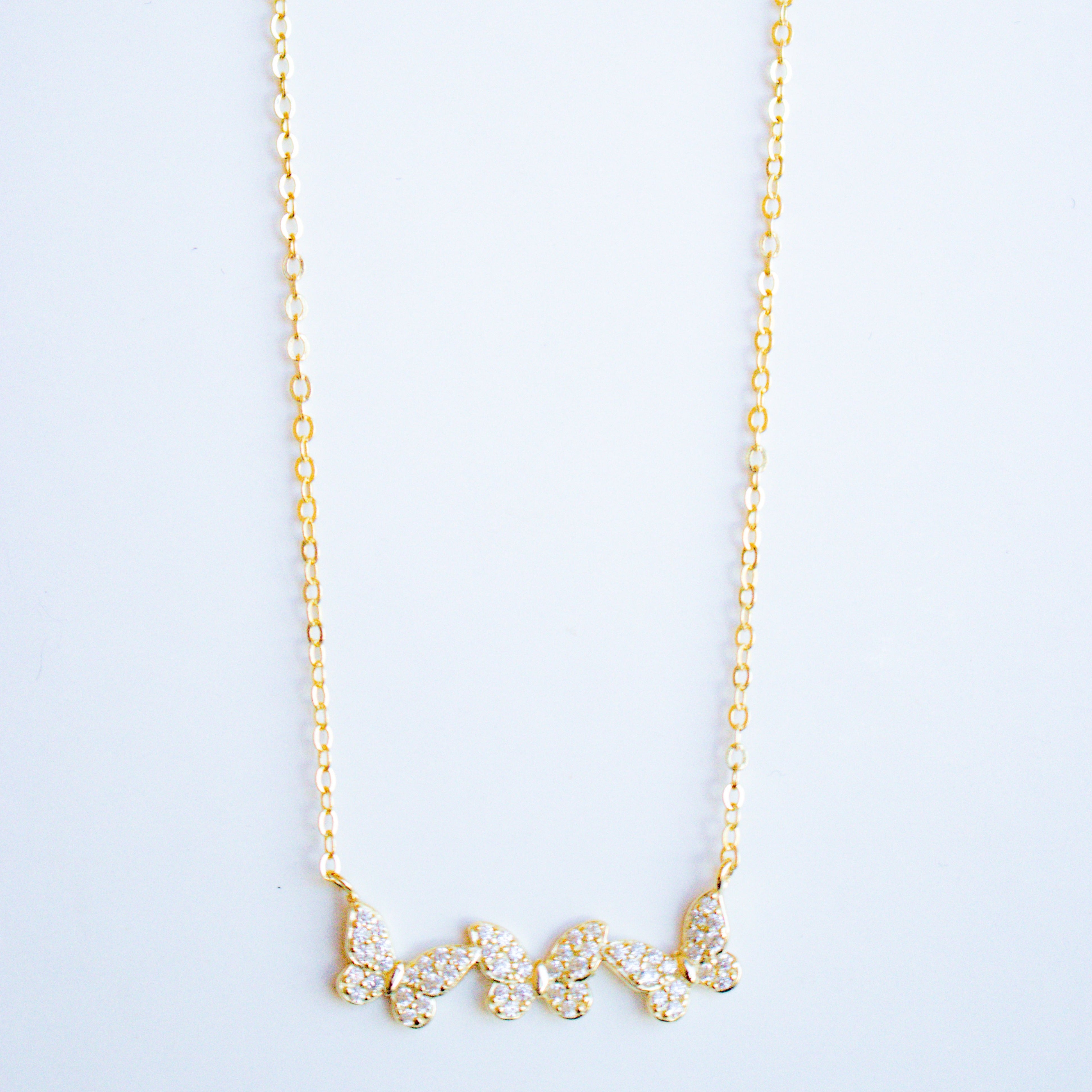 Collar Baby Trio Butterfly Bar