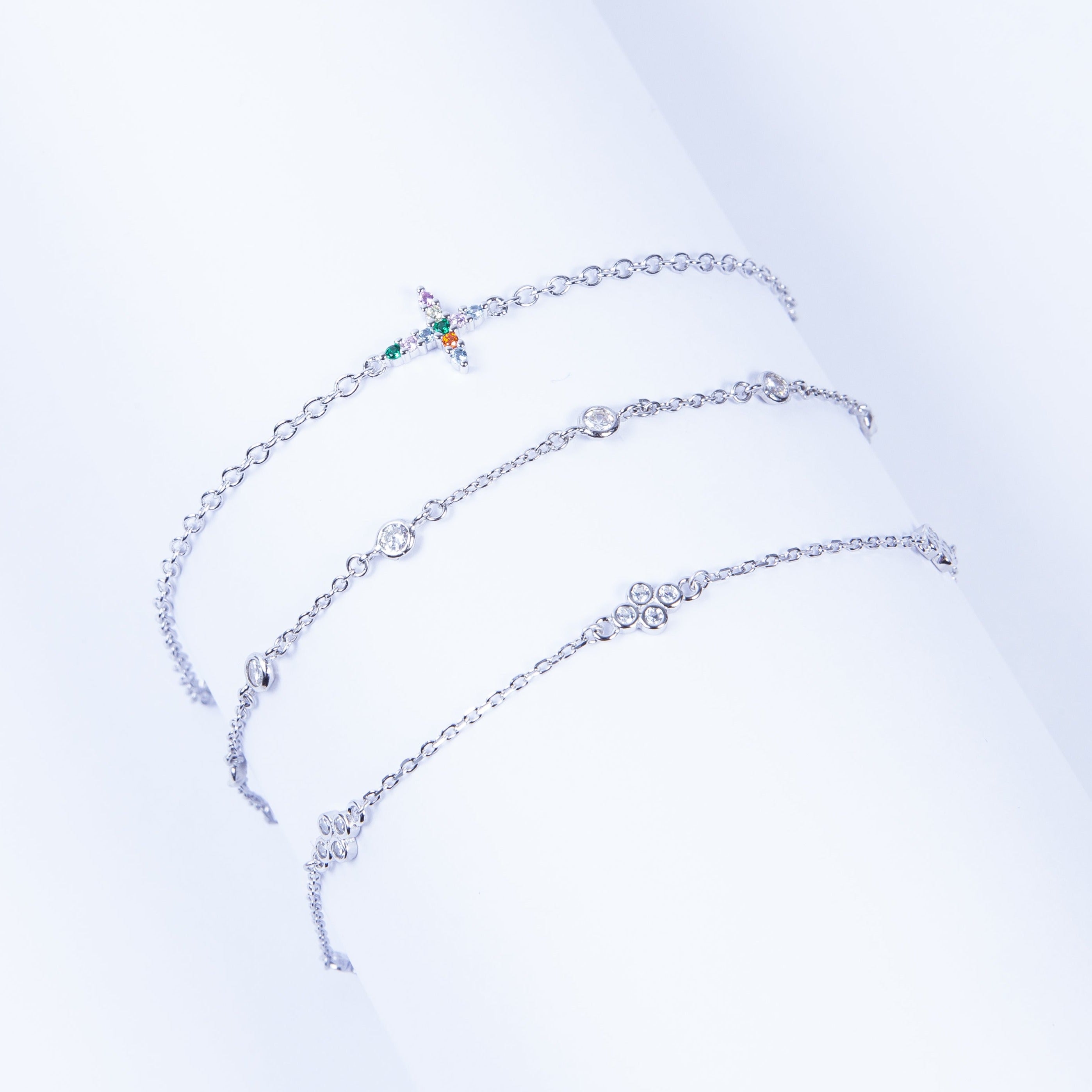 Pulsera SS Trido Flower Silver