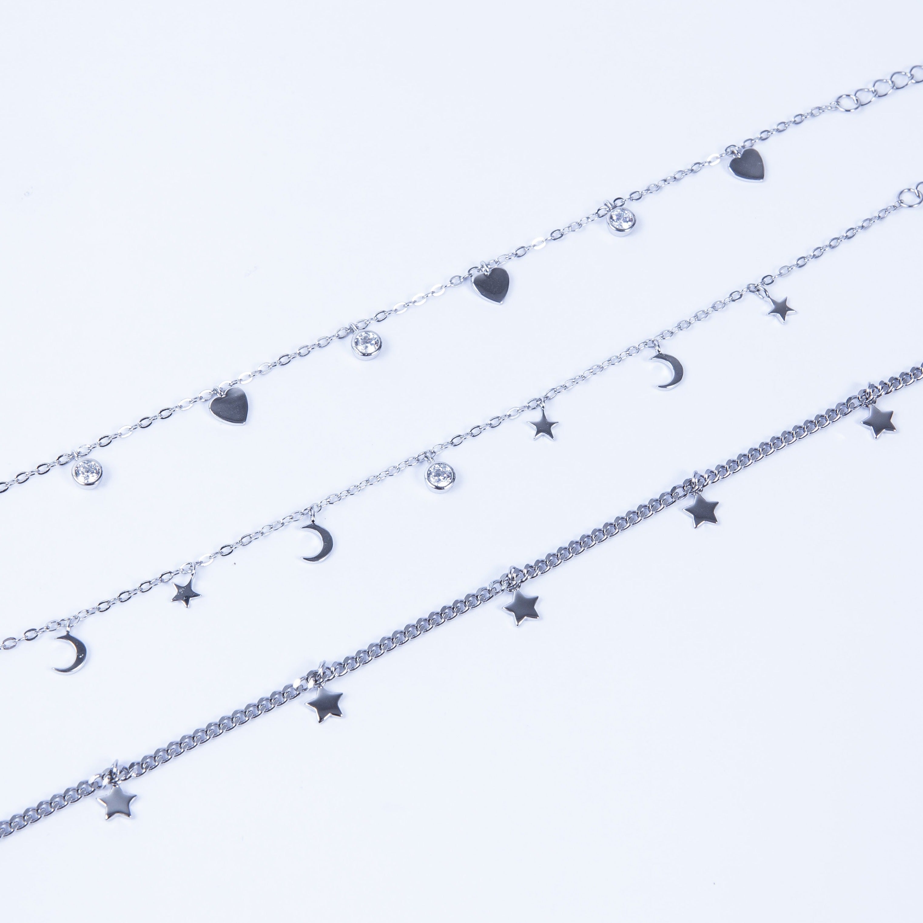 Pulsera SS Moony Cz Bracelet