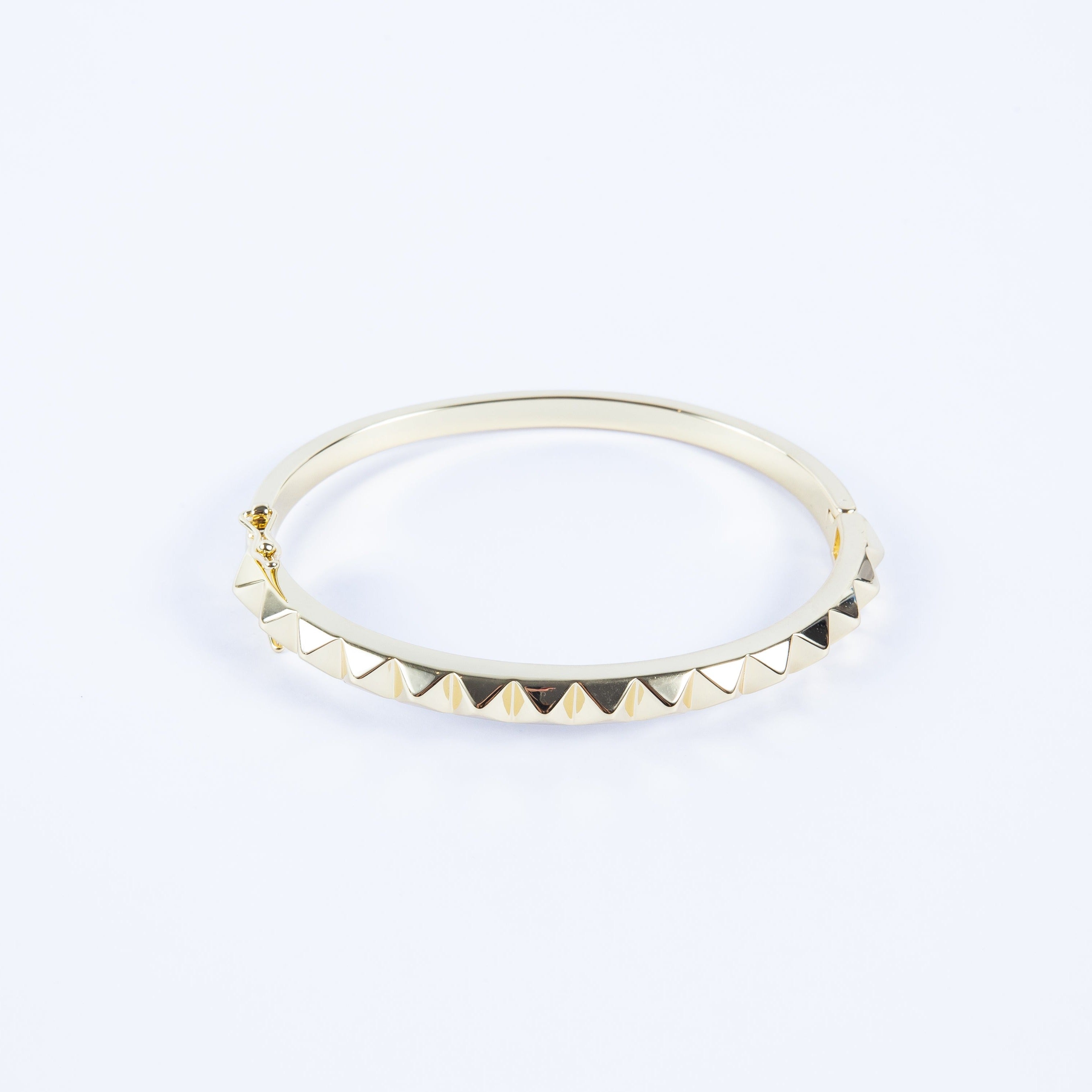 Pulsera Stainless Spike Ent Bracelet Silver
