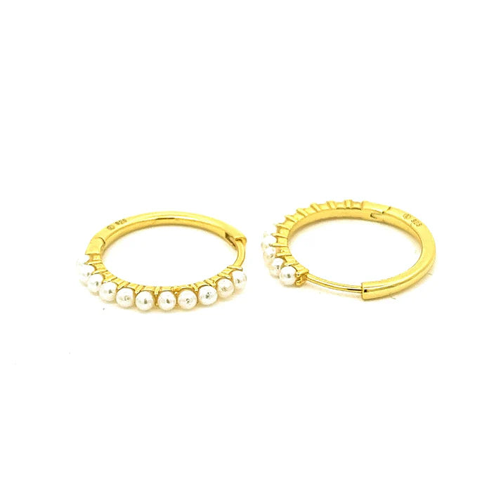 Aro Baby Pearl Big Huggie Gold