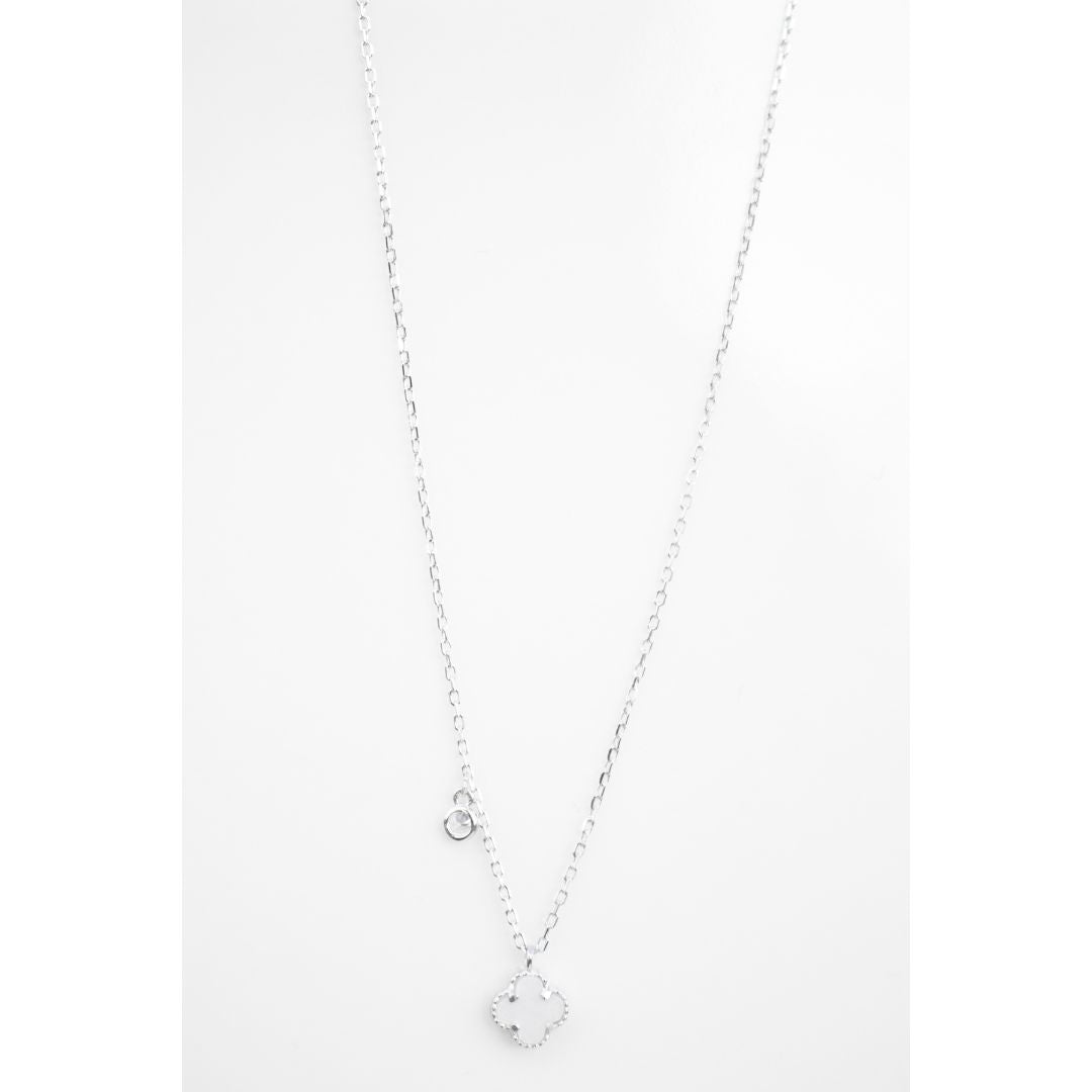 Collar Mini MOP PM Clover & Cz