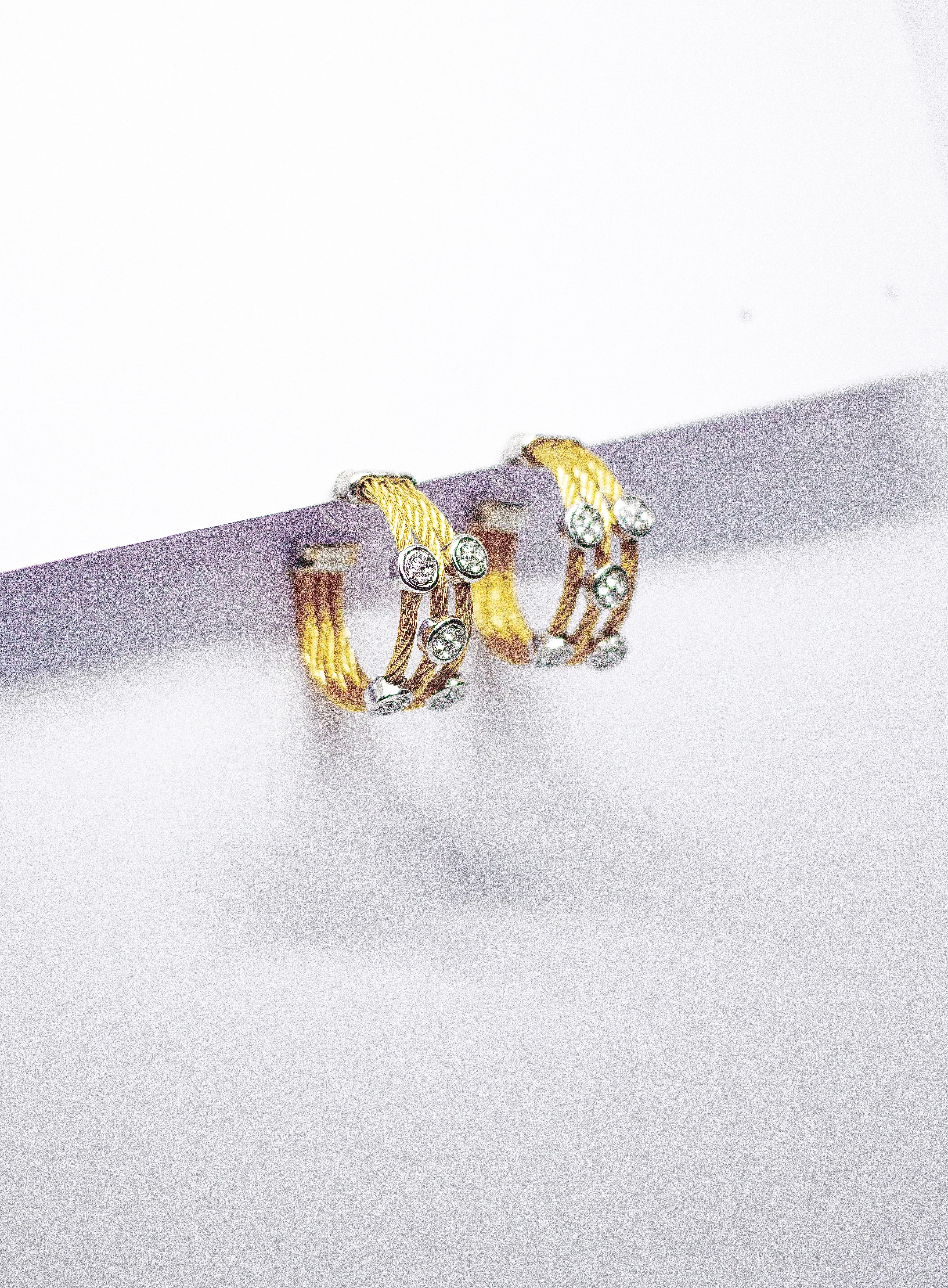 Aro Triple Rope Bicolor Dots Hoop