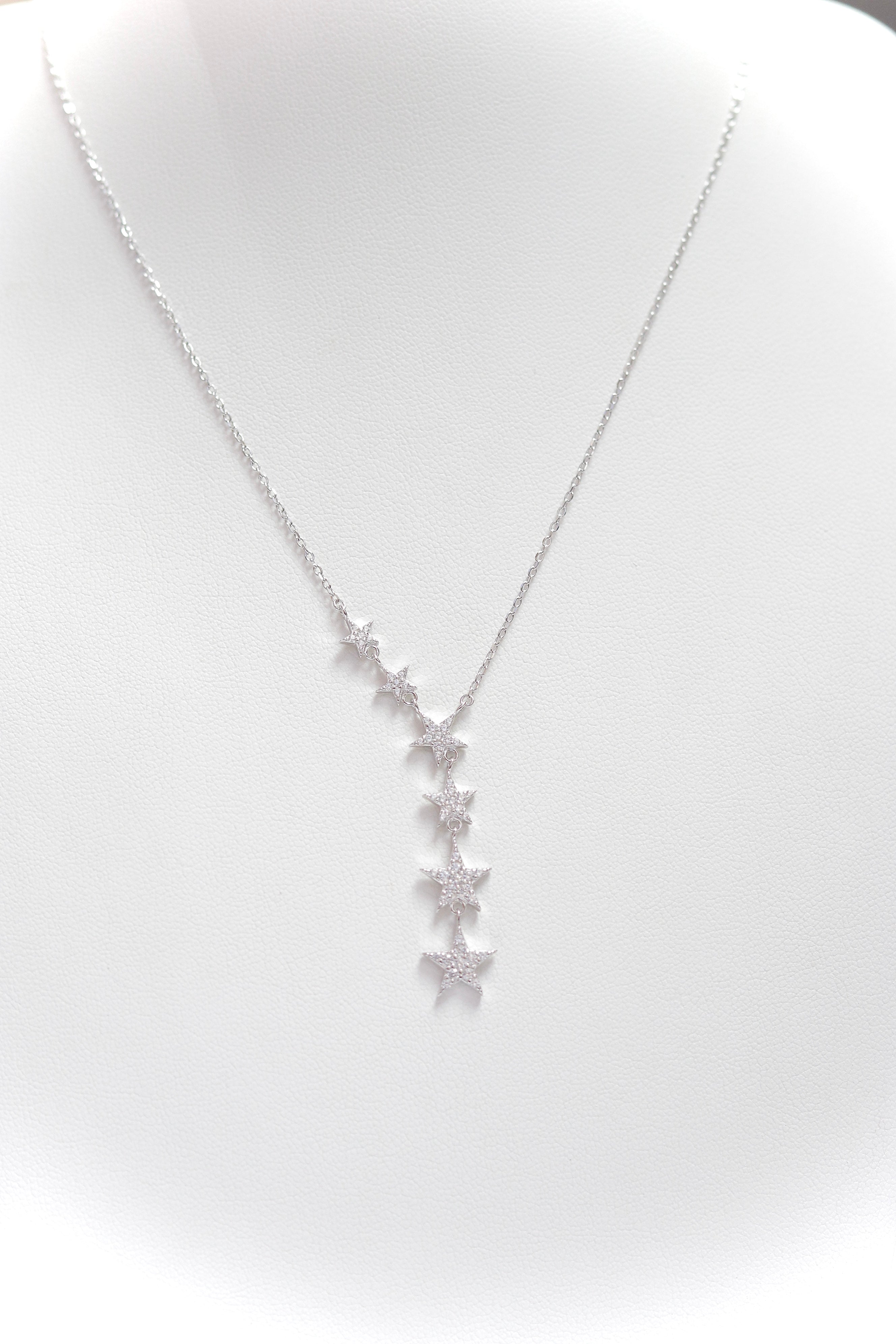 Collar Upside 6 point Star Silver