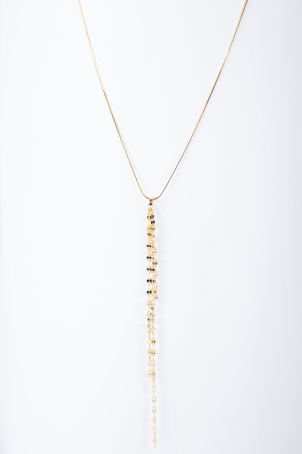 Collar Skinny Sliding Mirror Tie