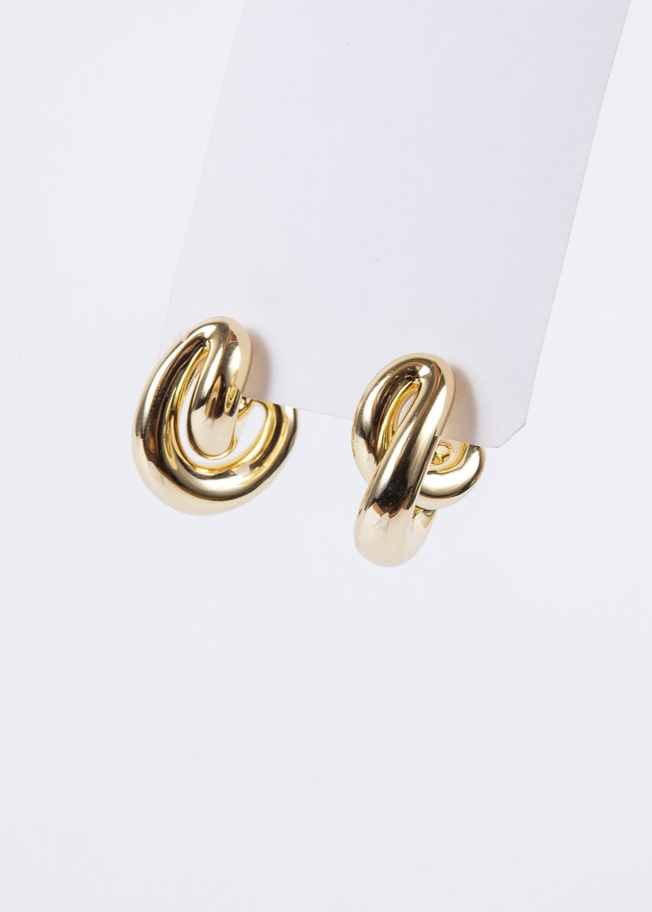 Aro Double Looped Chunky Hoop