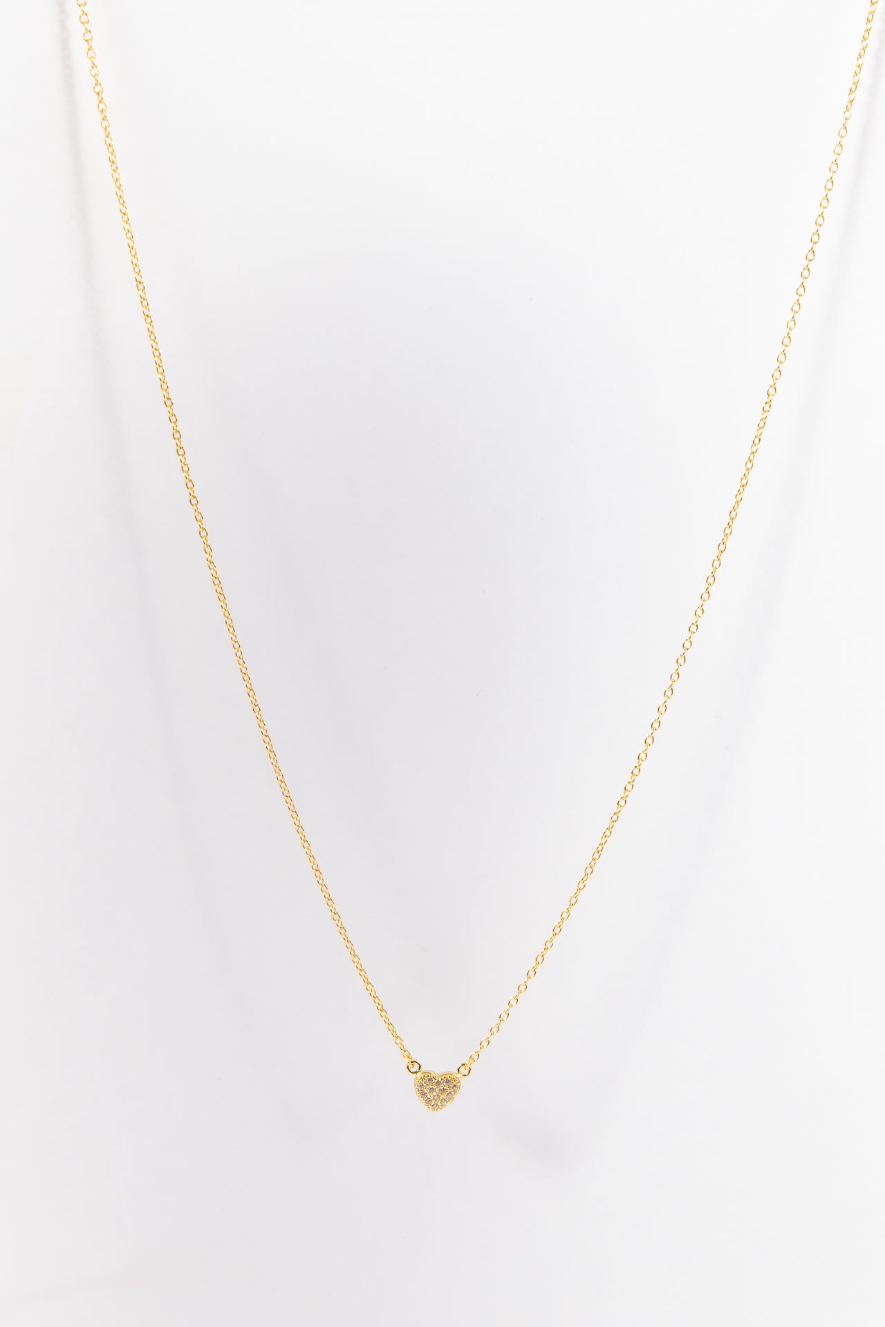 Collar Singly Heart CZ