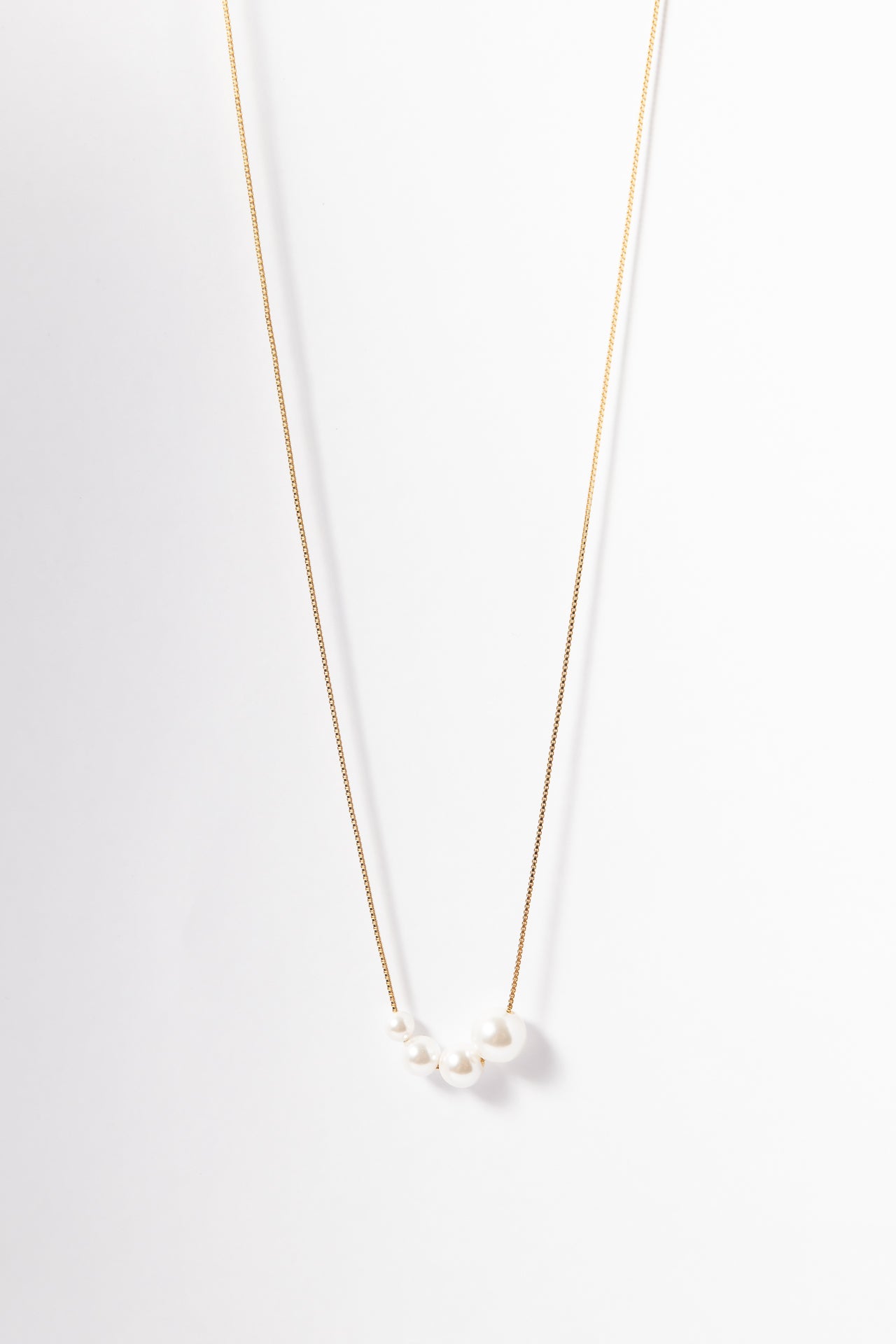 Collar Baby Bubbly Sliding Pearls Choker