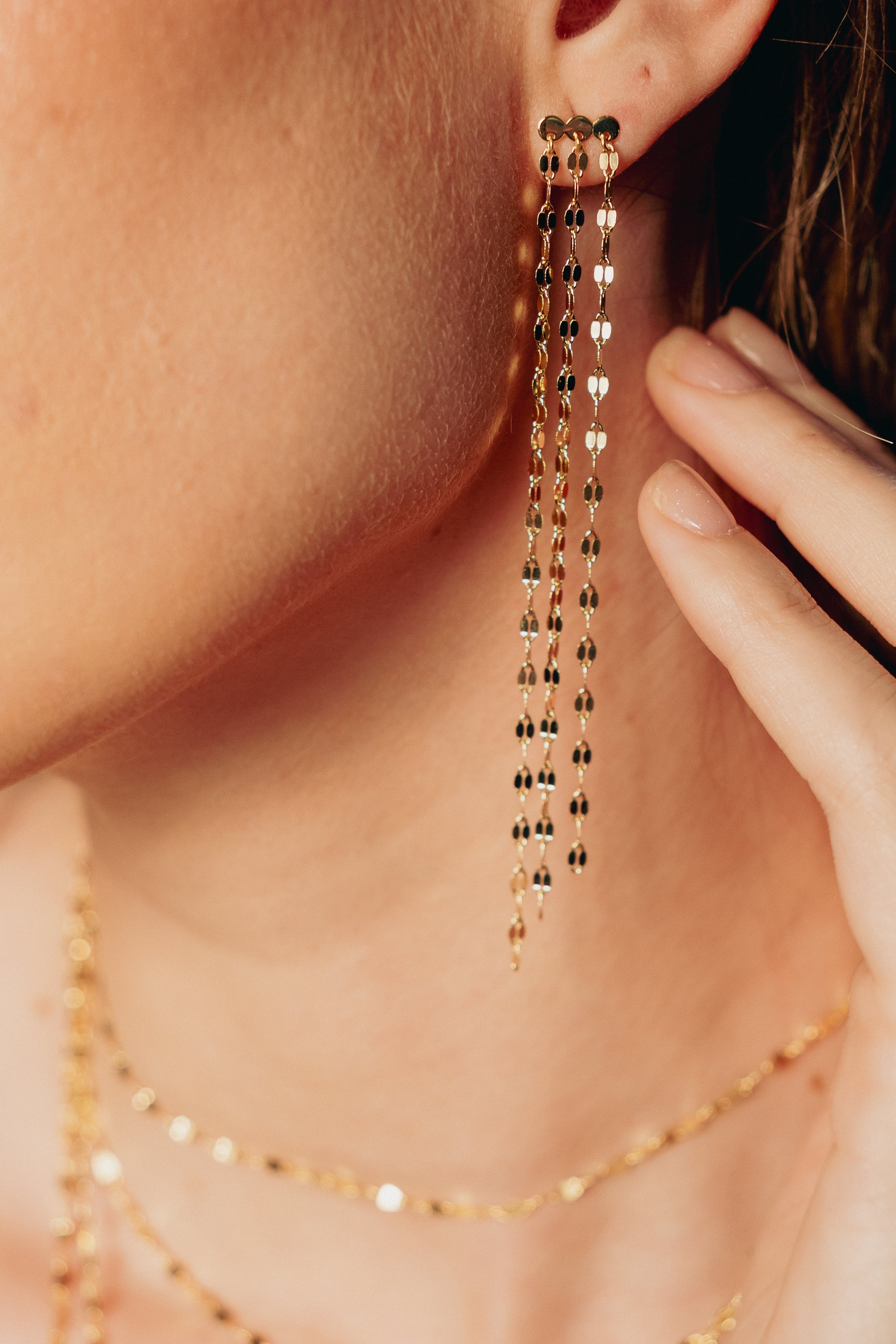 Aro Chainey Mirror Triple Stud Cascade