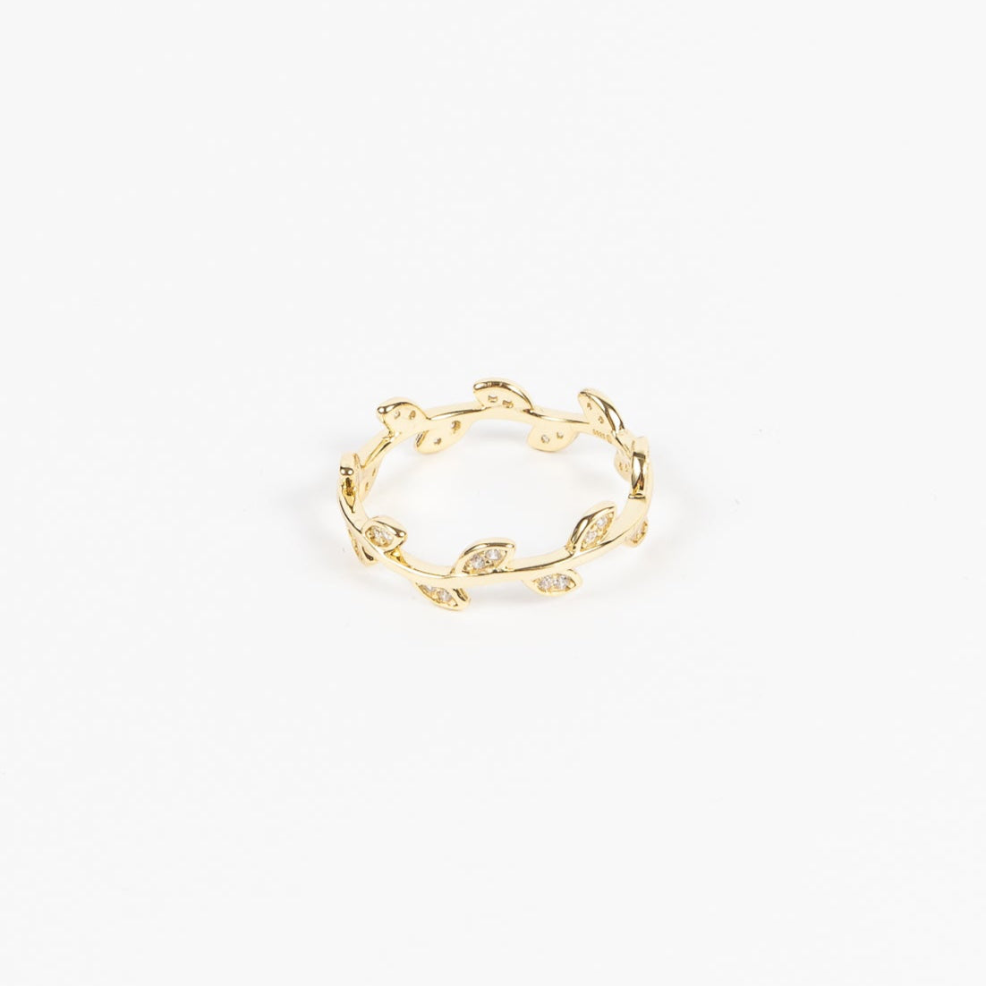 Anillo Skinny Leaf Gold