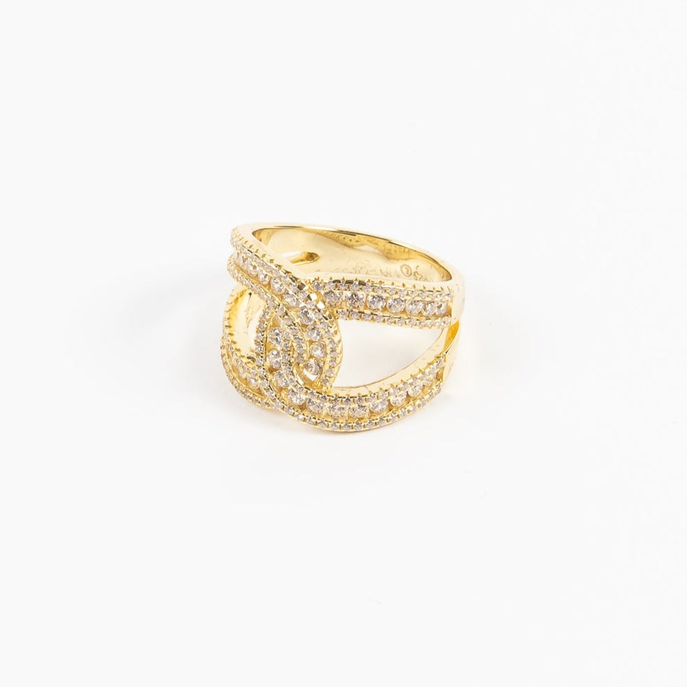 Anillo Bagui Gran Interlocking