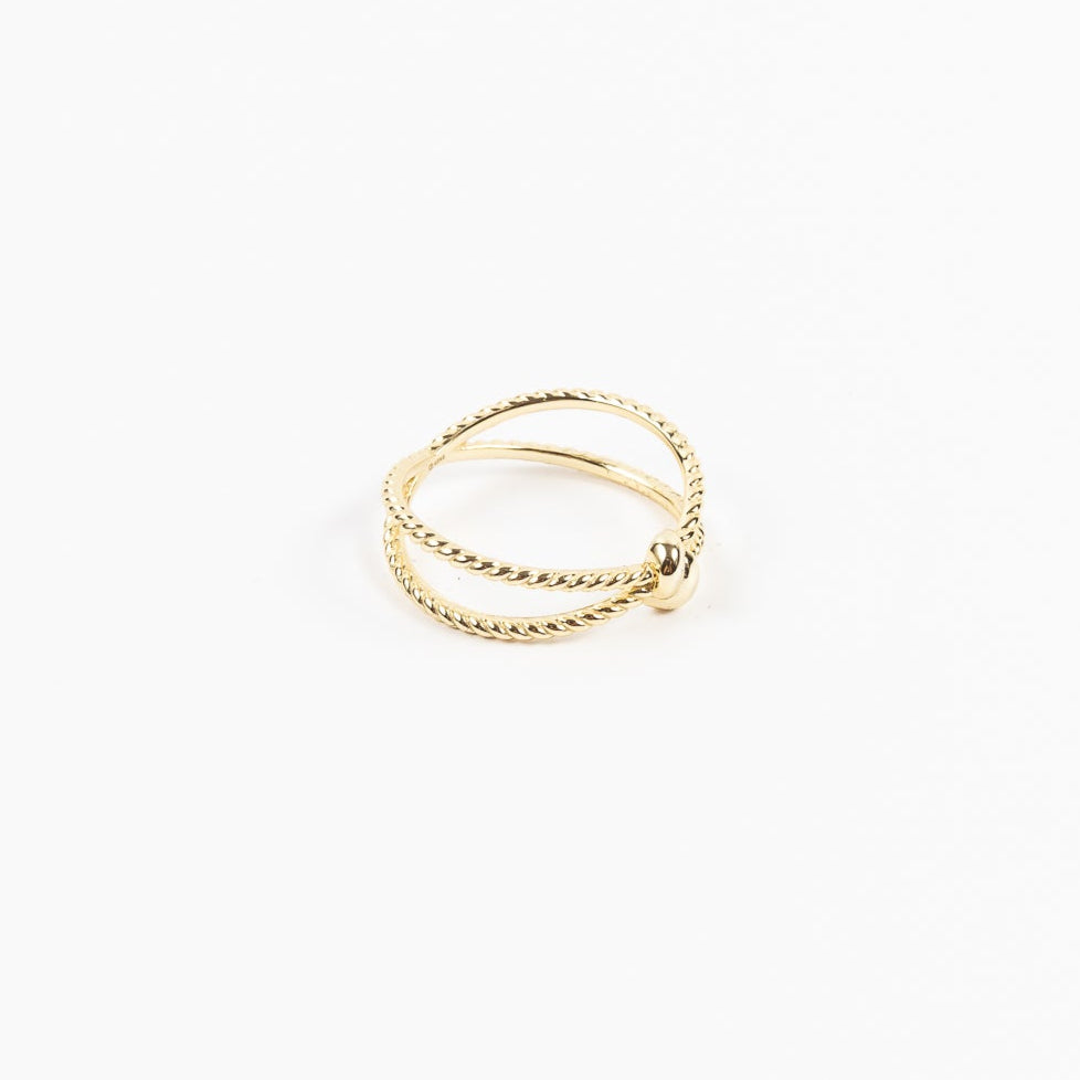 Anillo Knotty Rope Ring