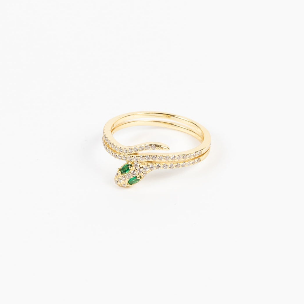 Anillo Snakey Coiled