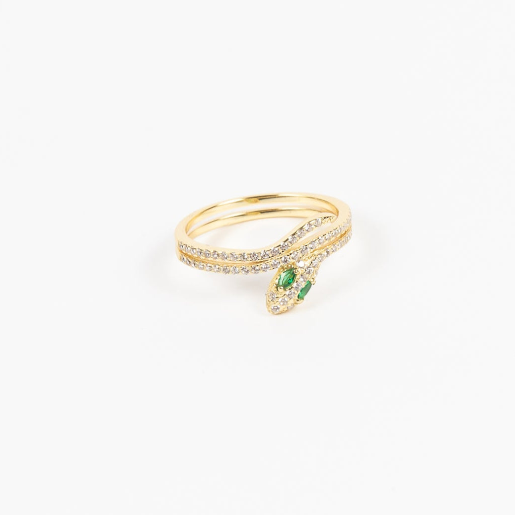 Anillo Snakey Coiled