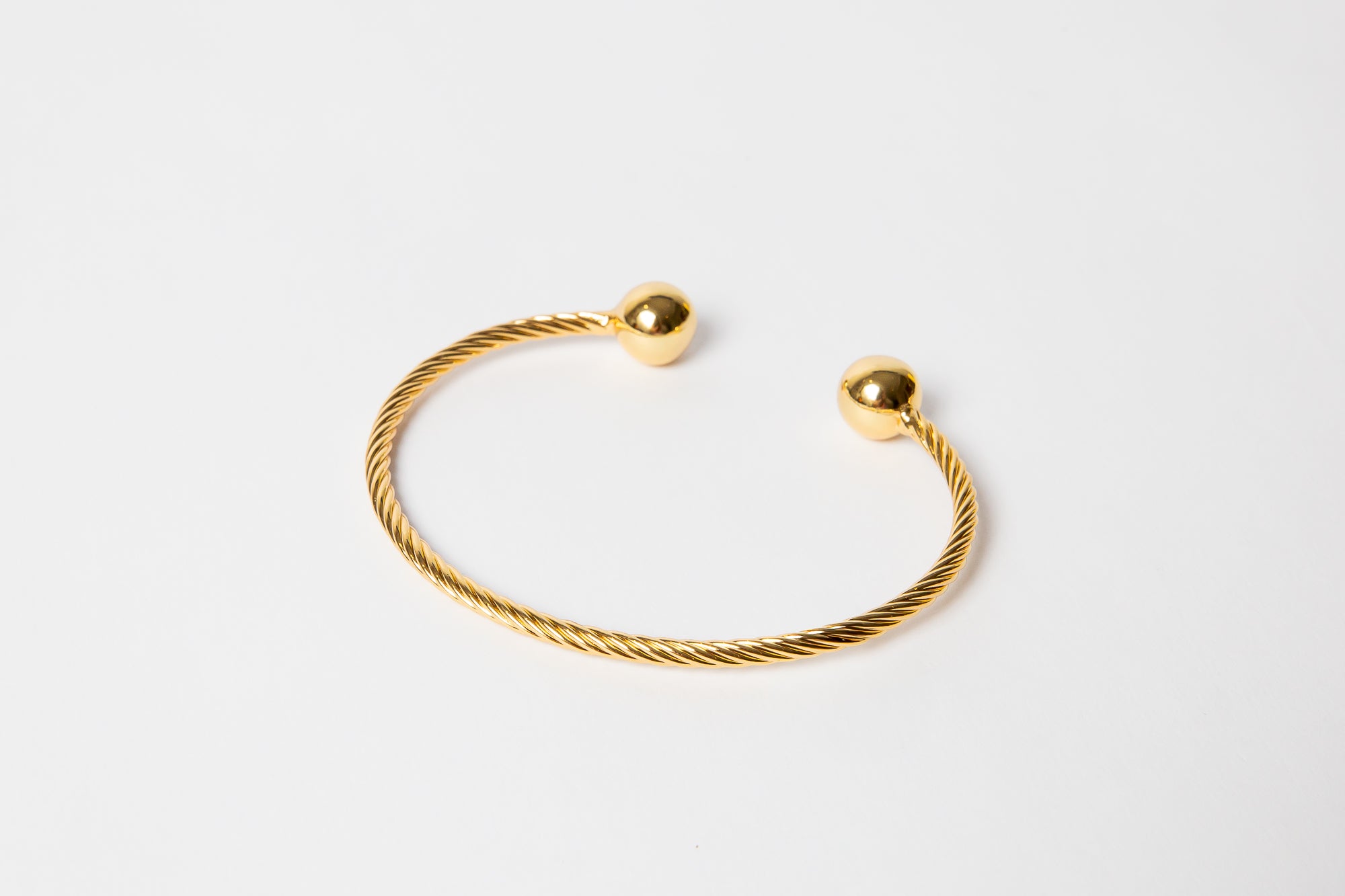 Pulsera Twisted Rope Bubble Bangle