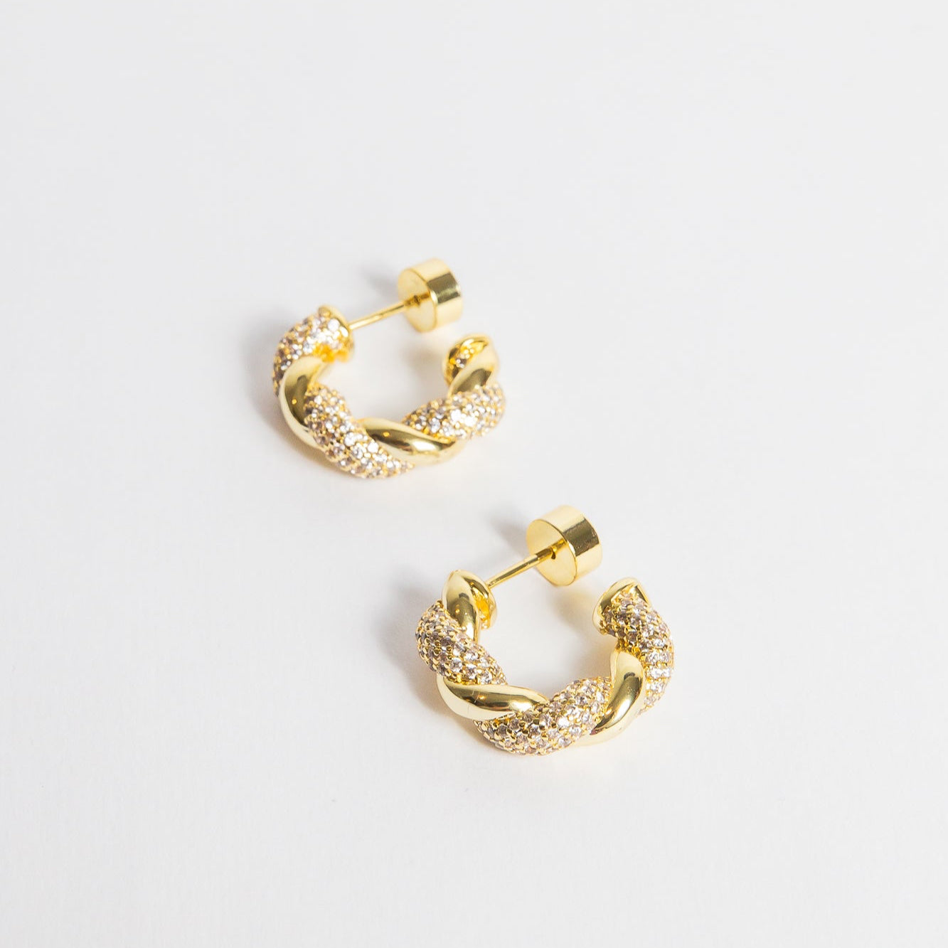 Aro Croissant Chunky CZ Hoop