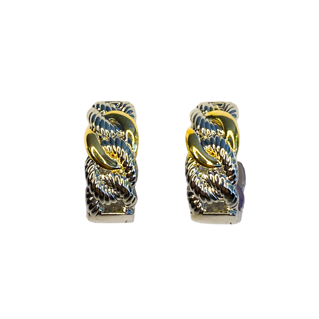 Aro Cuban Gran Chunky Bicolor Hoop