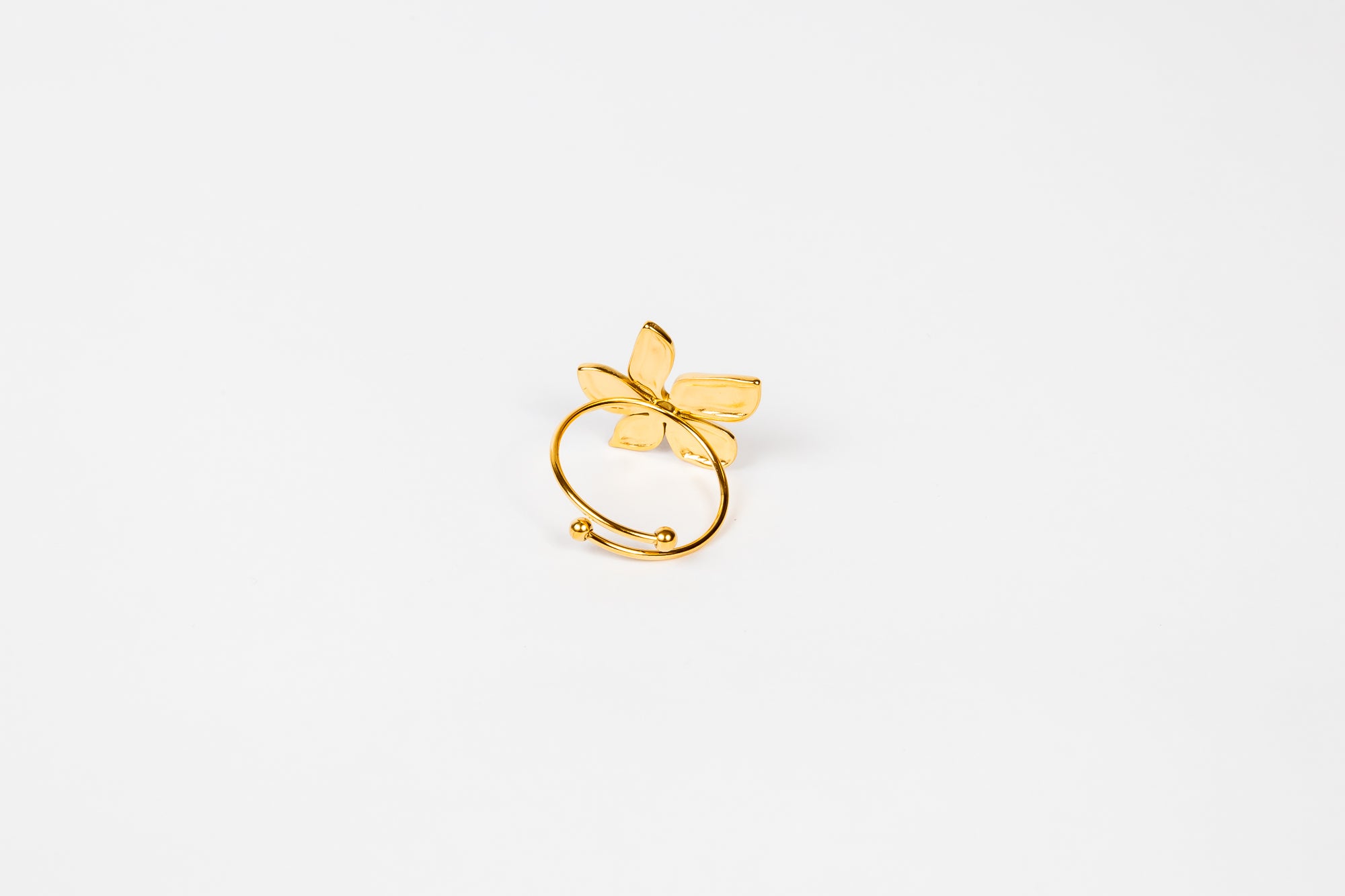Anillo Stainey Flower Fa Ring
