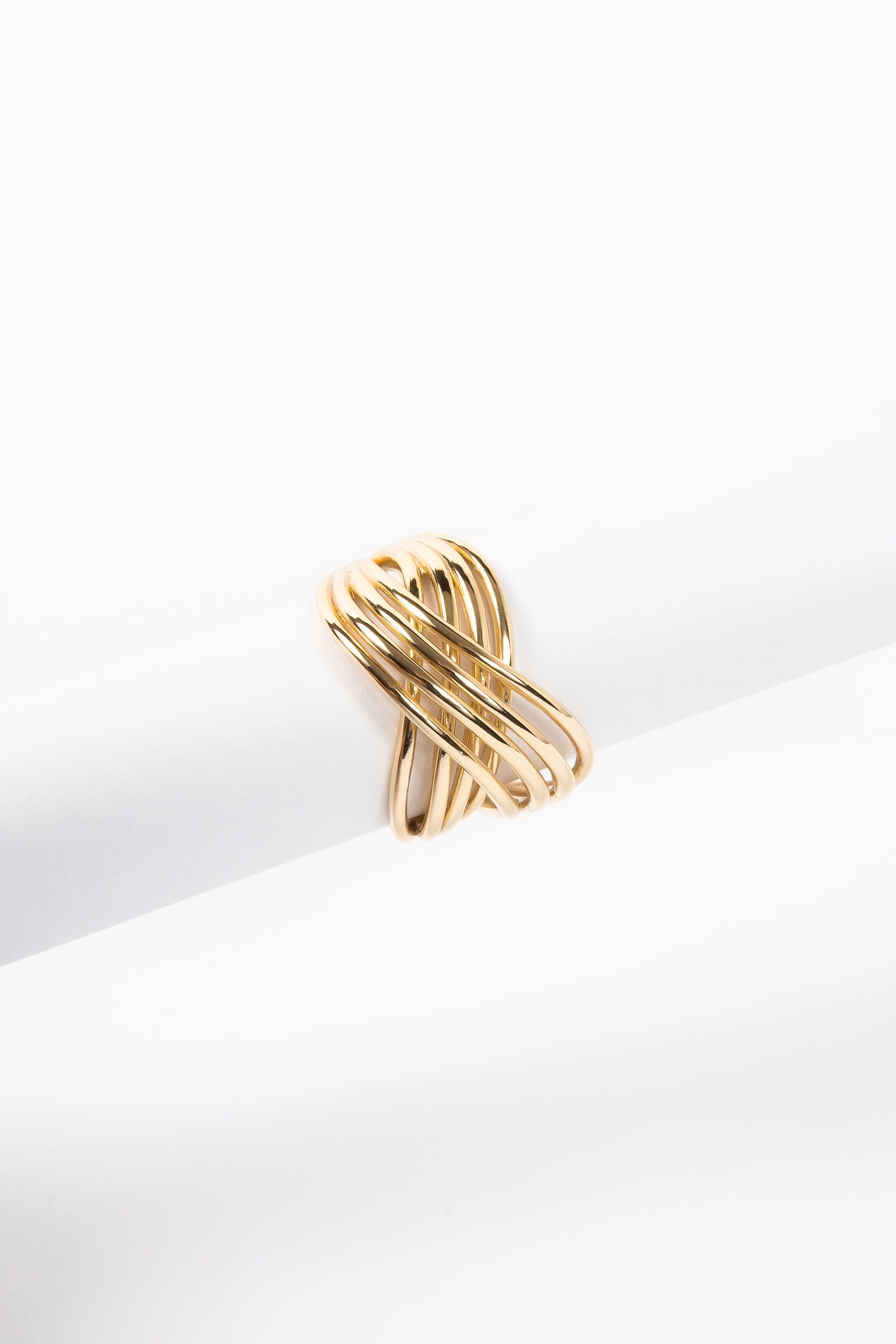 Anillo Cuatro Braided X Ring