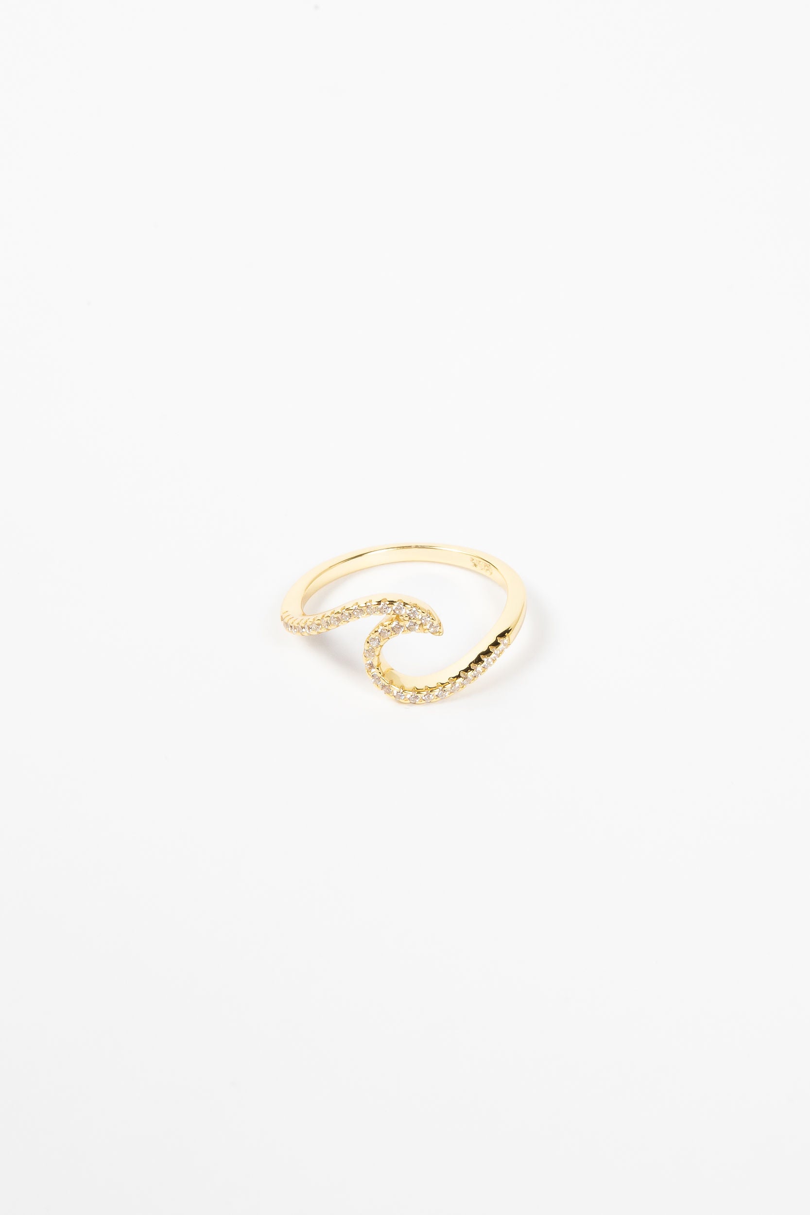 Anillo Wave Sea CZ